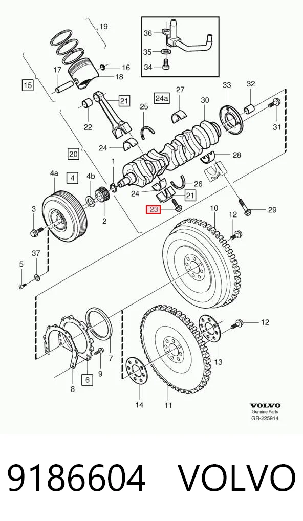 FE02084 Febi Болты для крепления шатунов