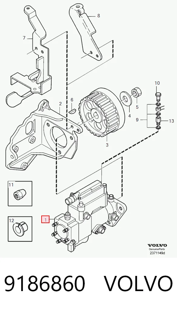  ТНВД Volvo S70 