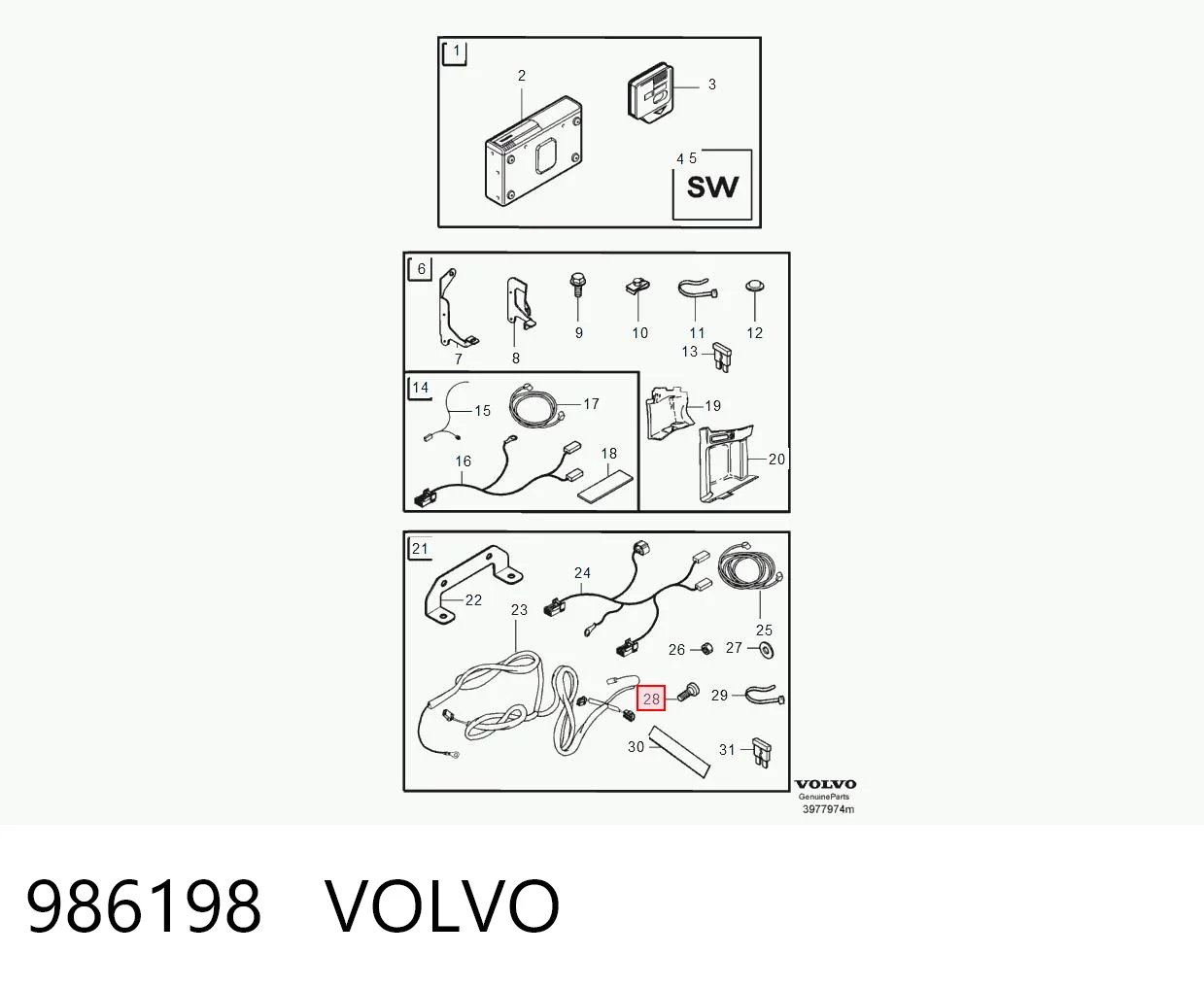 986198 Volvo 