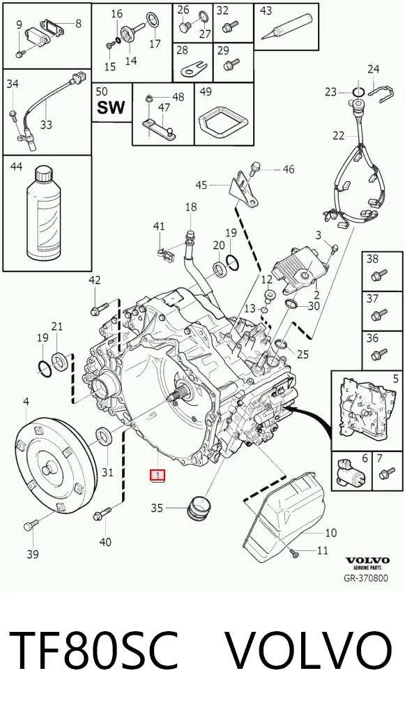 TF80SC Volvo Автоматическая коробка передач