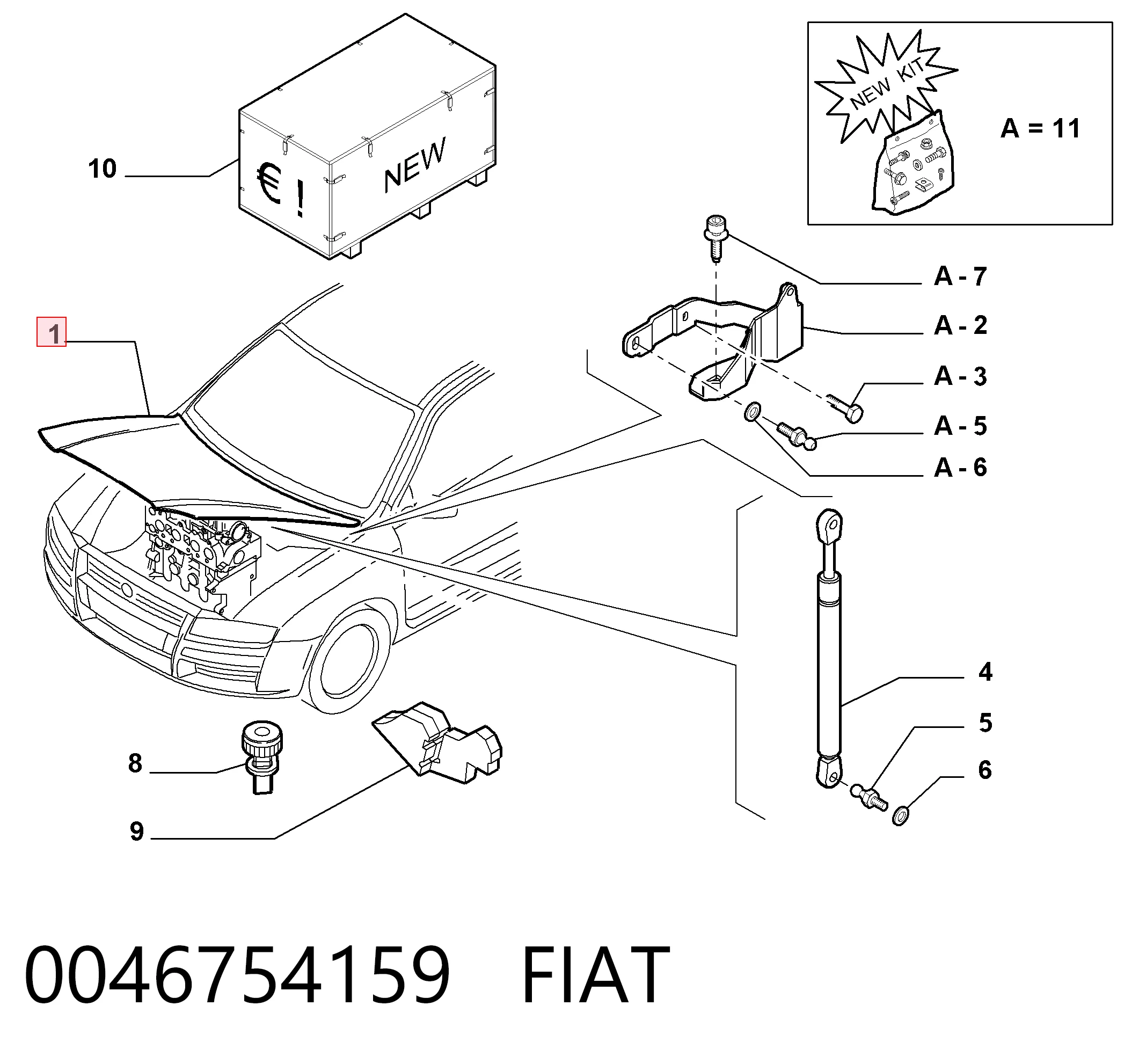 Капот Polcar 303003 цена, от 132.96 USD