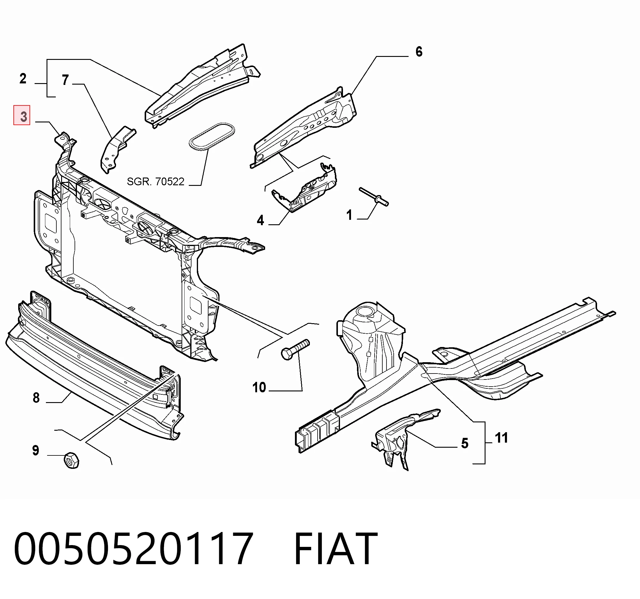 Купить KH2024200 Klokkerholm Установочная панель передняя