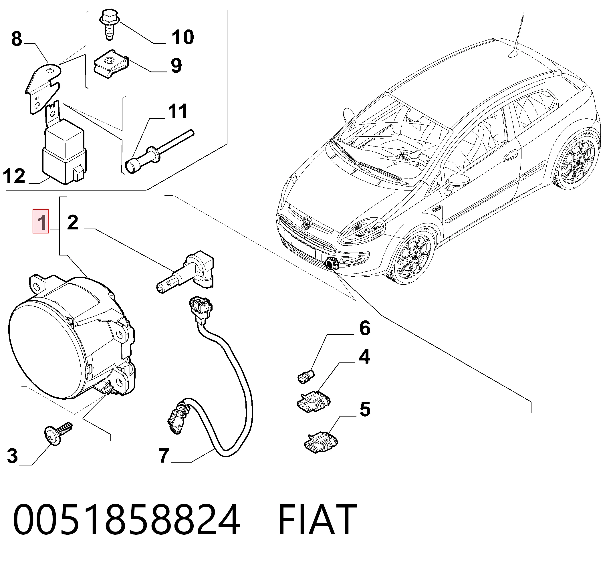 LAC360 Magneti Marelli Противотуманки