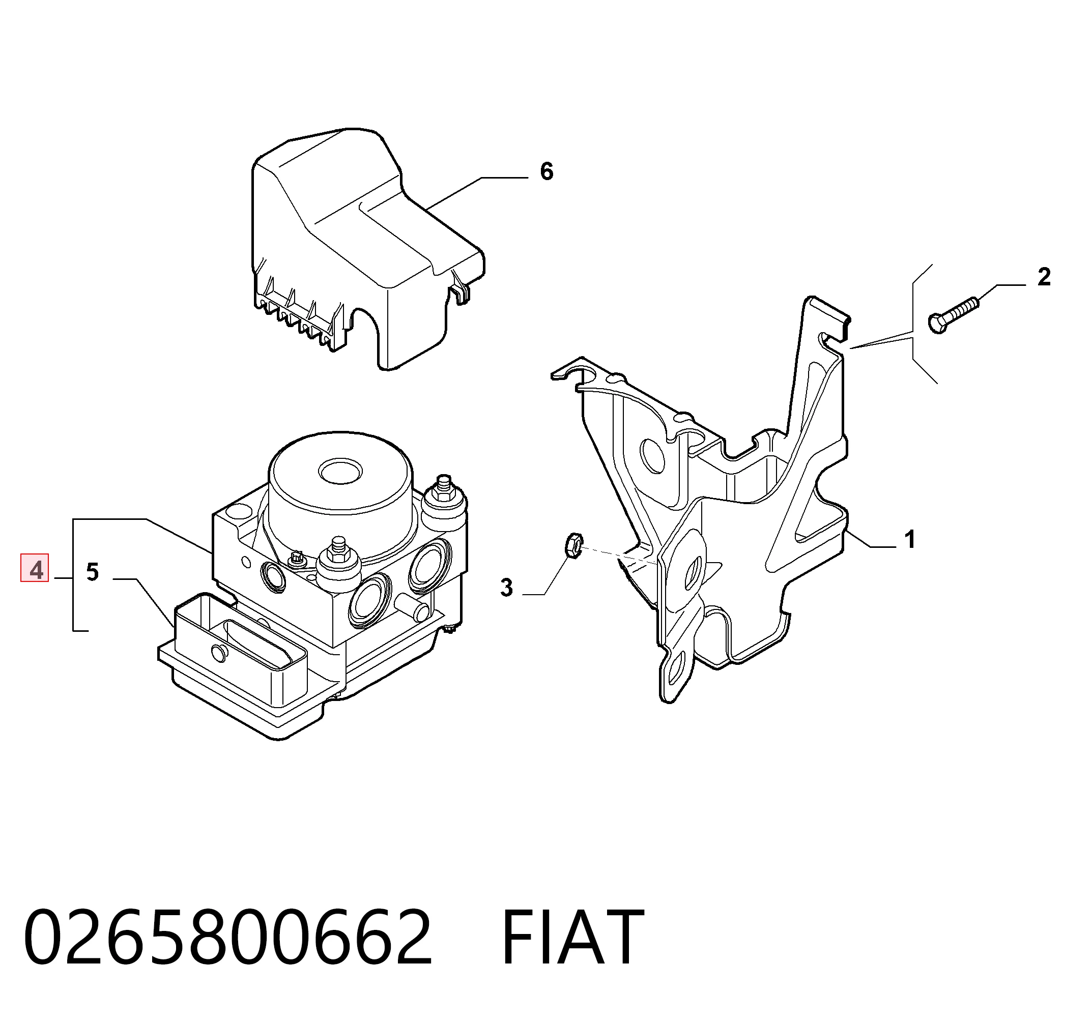 265231997 Bosch Блок ABS гидравлический