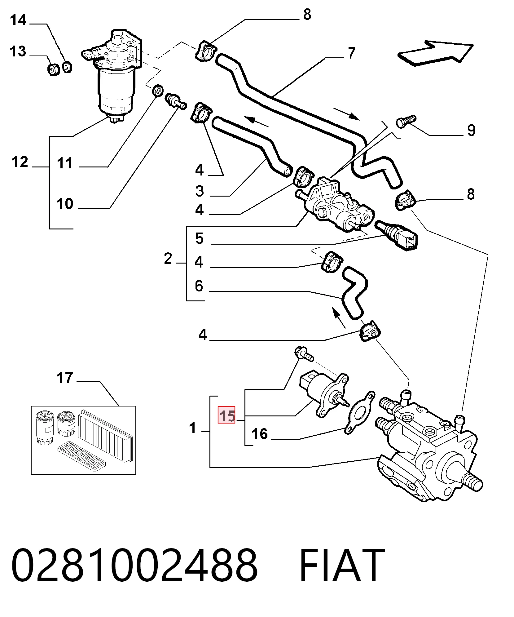 Купить F00R0P1794 Bosch Клапан редукционный