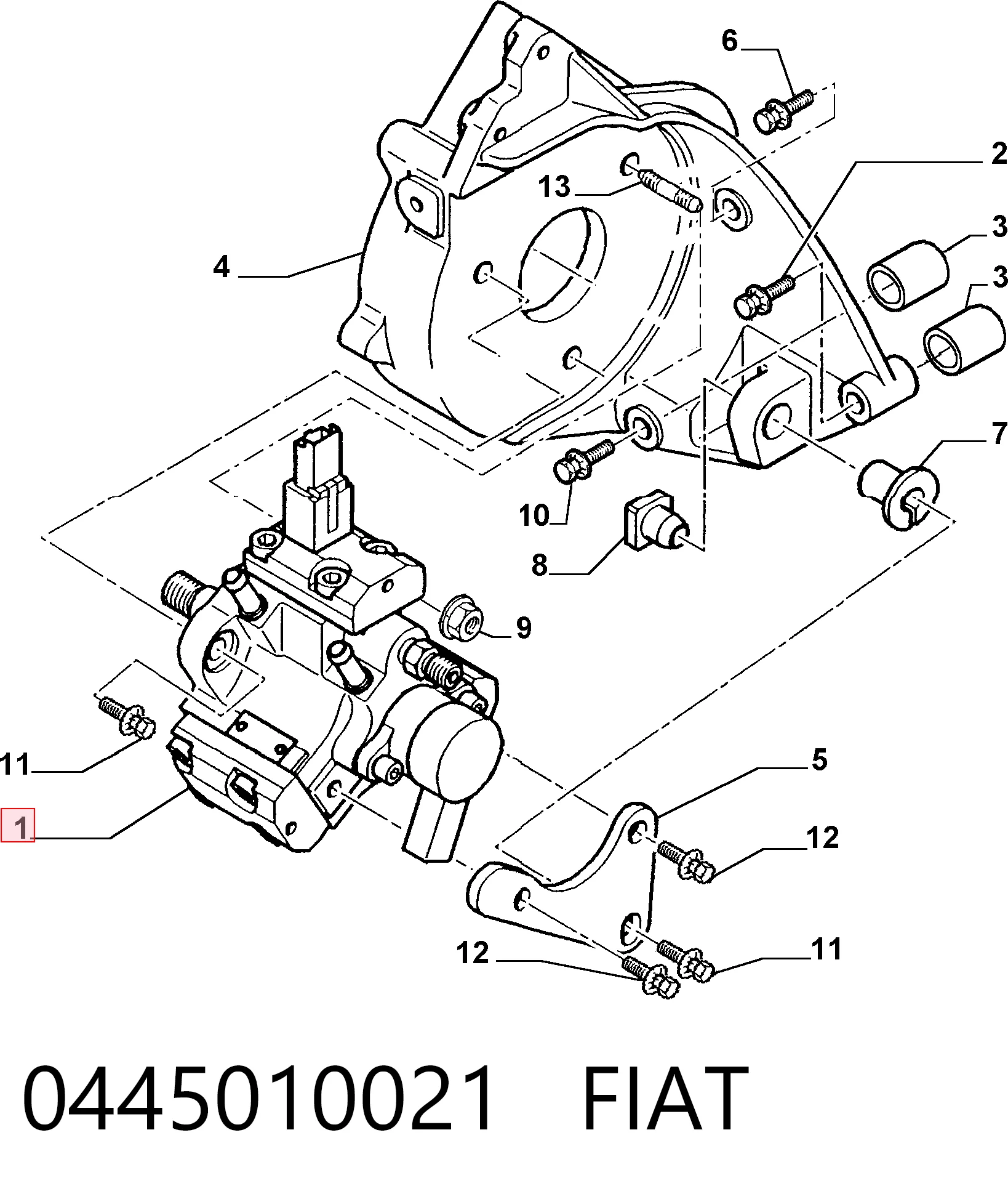 Насос топливный высокого давления (ТНВД) Bosch 986437012 цена, от 74.72 USD