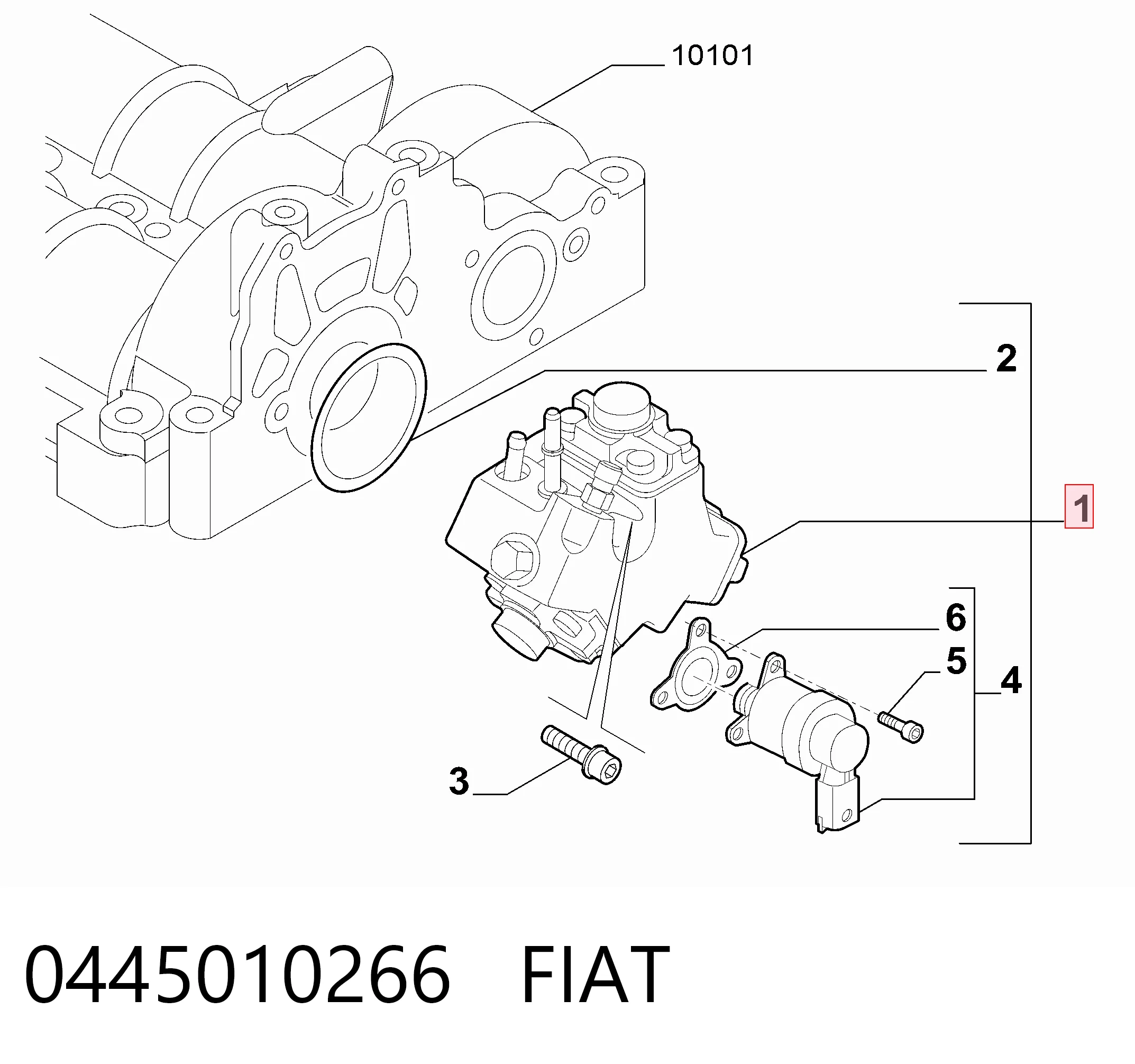 0445010265 Bosch Насос топливный высокого давления (ТНВД)