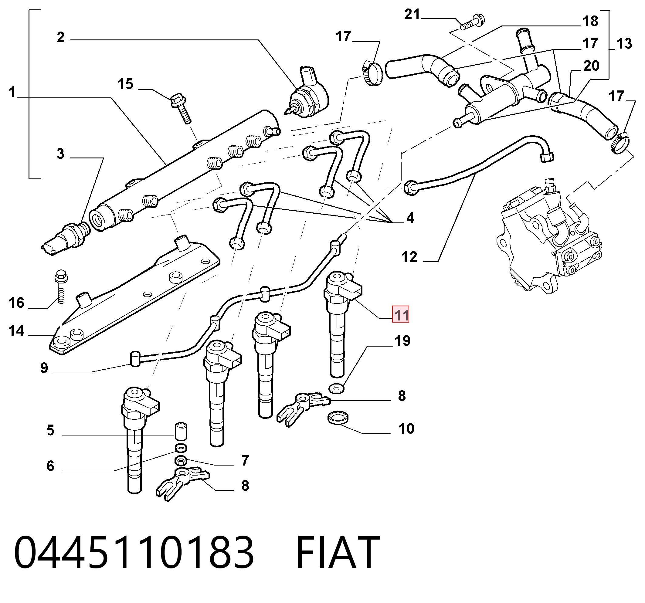 Форсунки General Motors 5821098