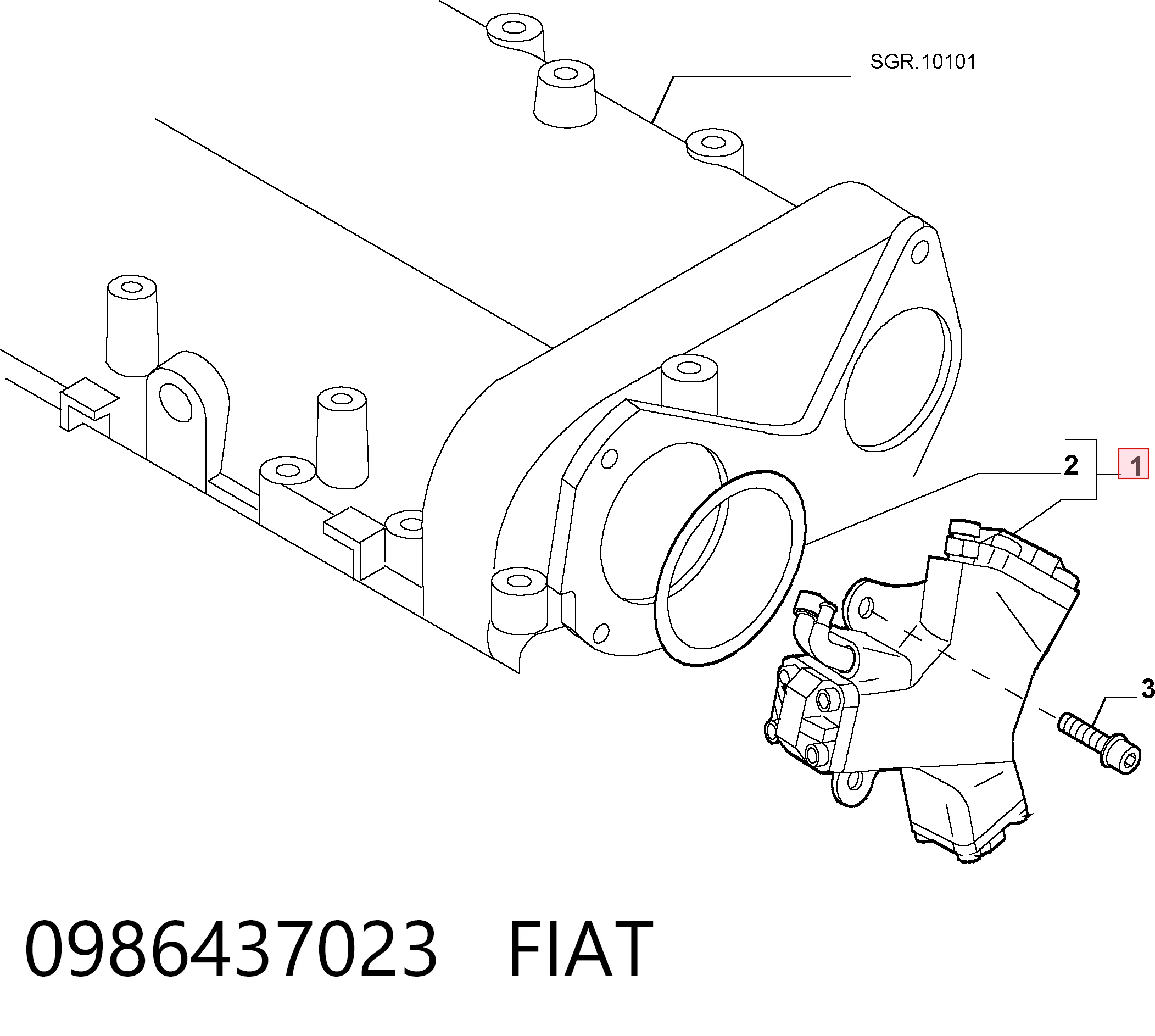 986437023 Bosch Насос топливный высокого давления (ТНВД)