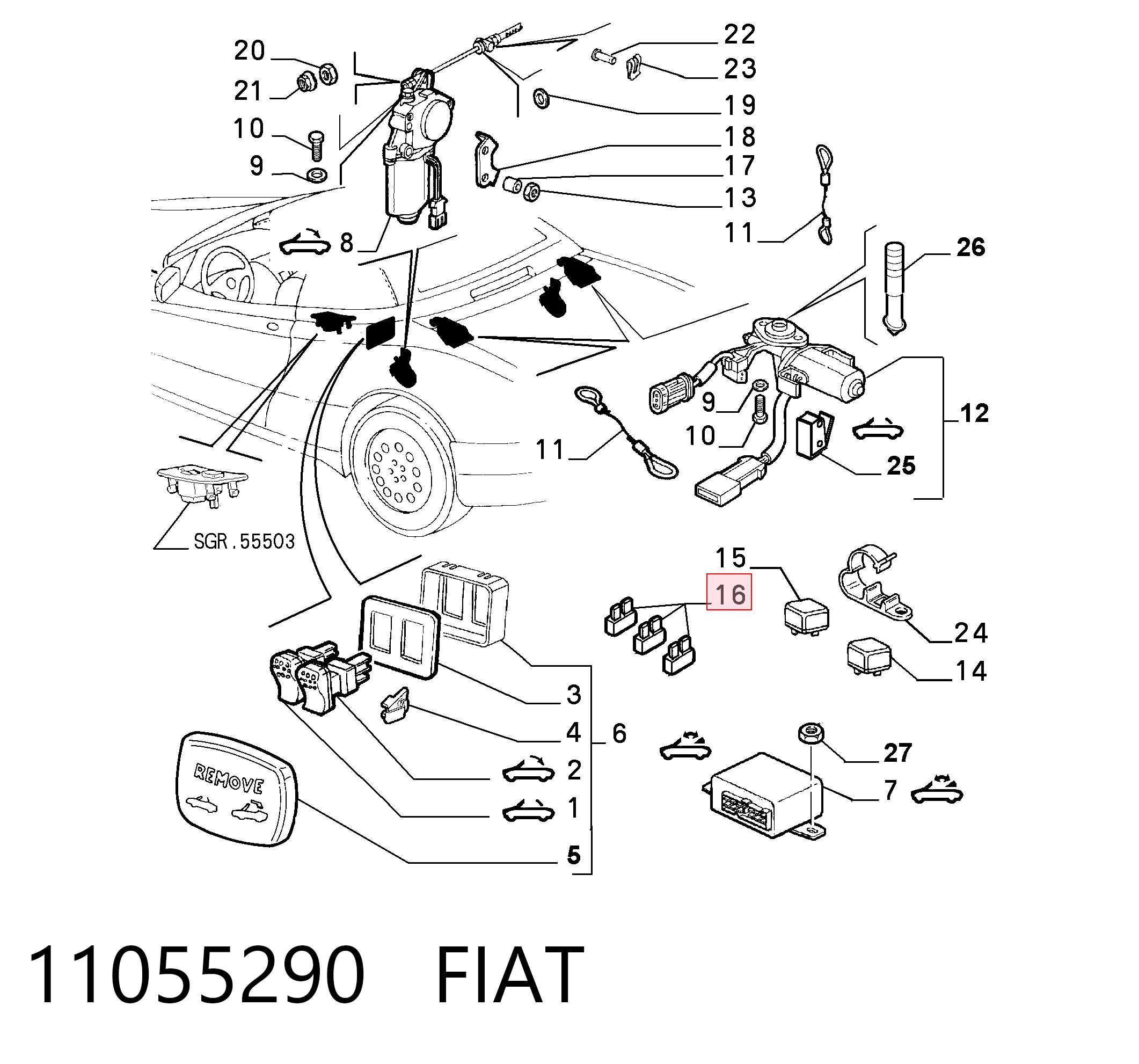 Предохранители 43753361 Volvo