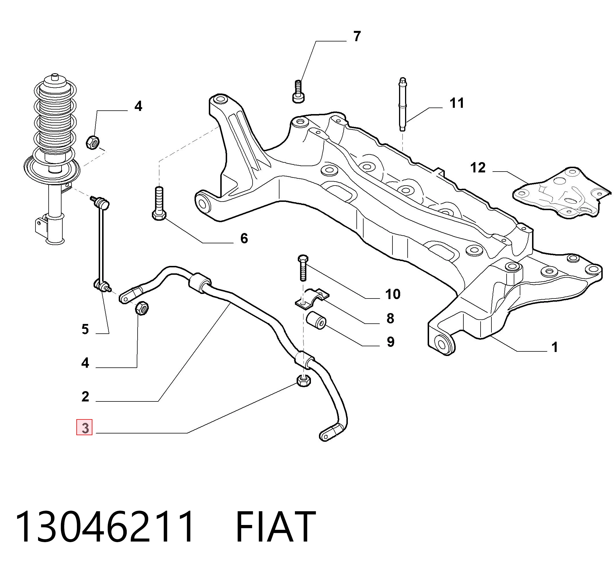 13046211 Fiat/Alfa/Lancia