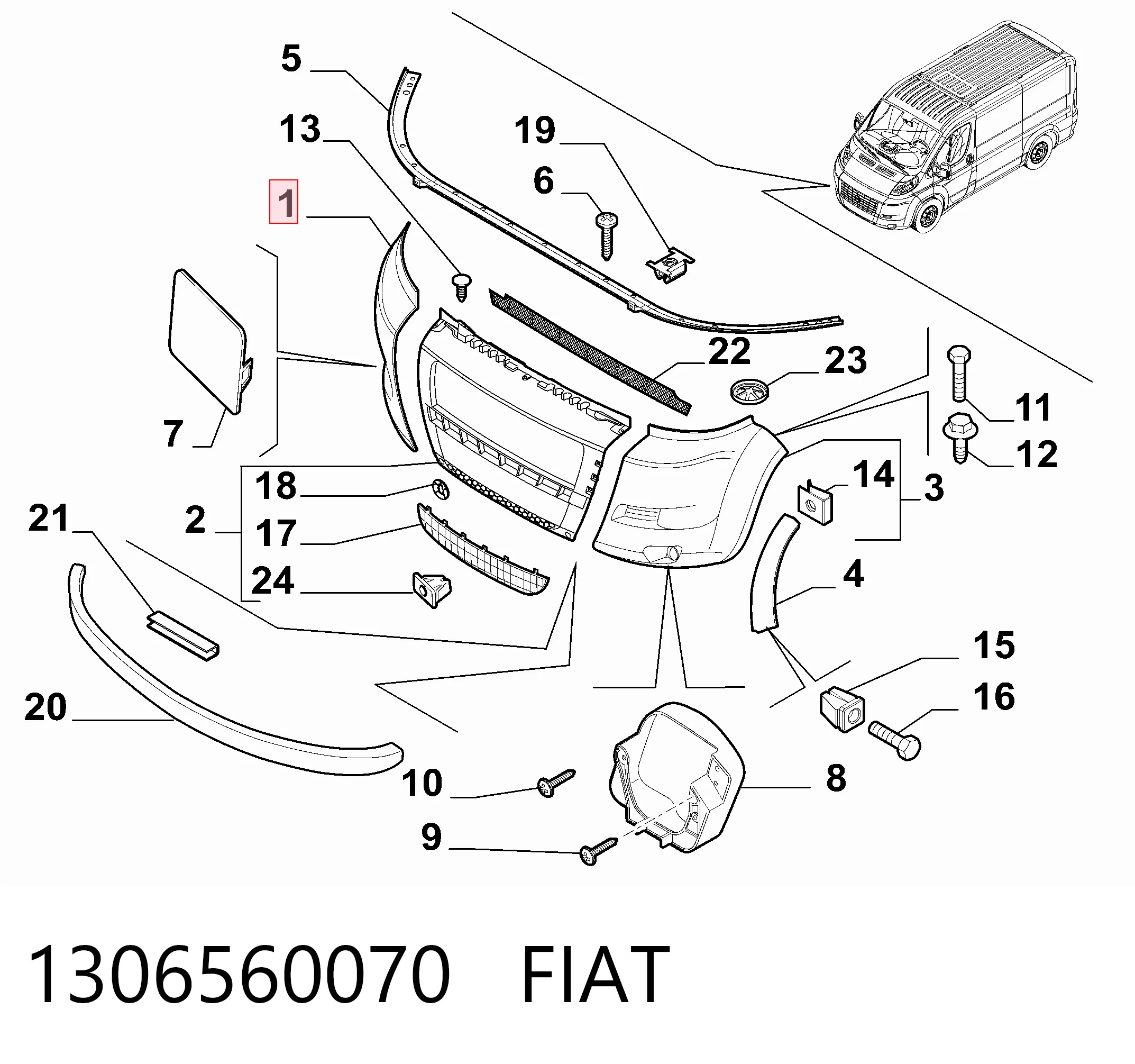 Купить 577018J Polcar Бампер передний, правая часть