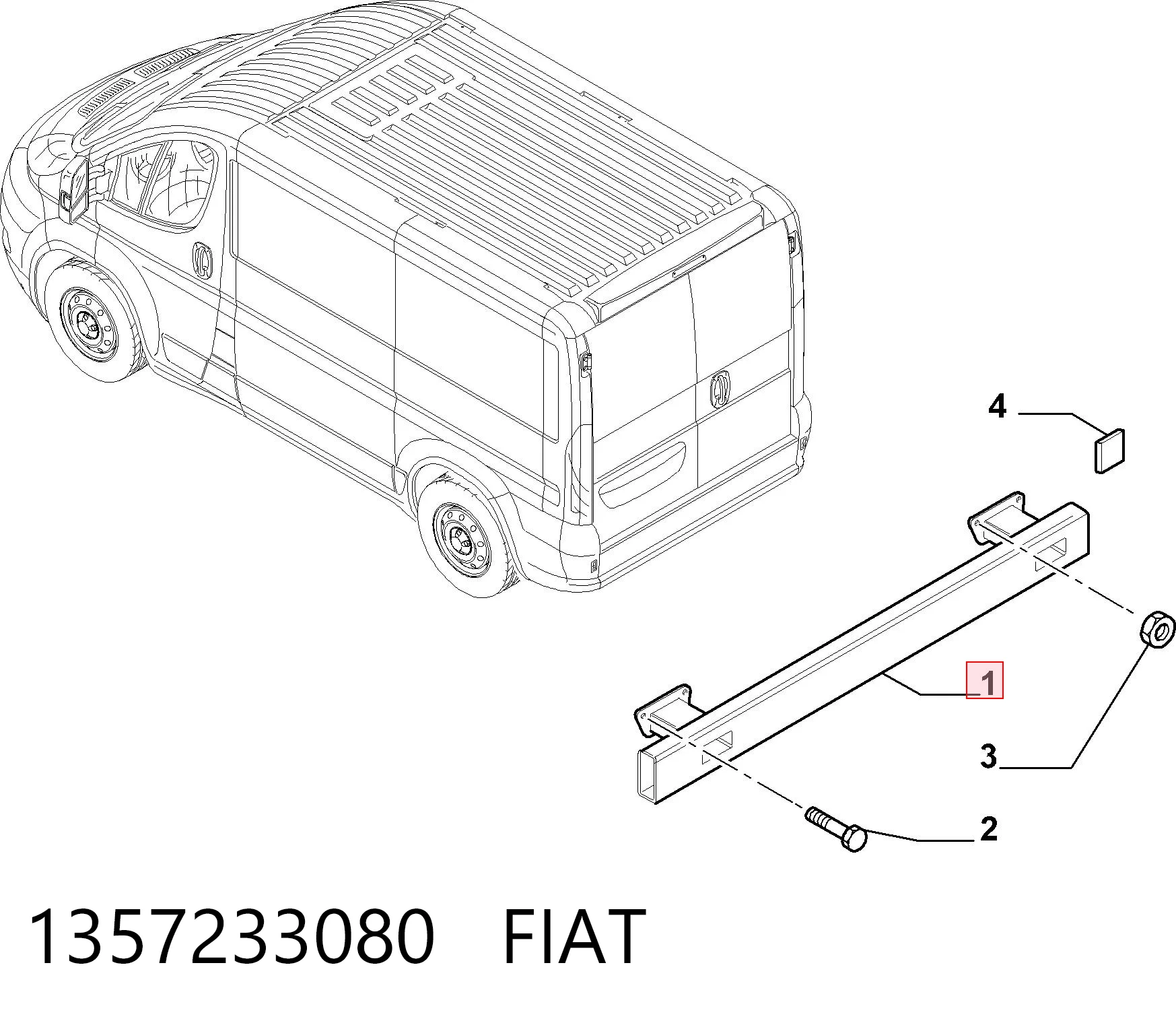 Балка бампера заднего Chrysler 68095825AC цена, от 100.14 USD