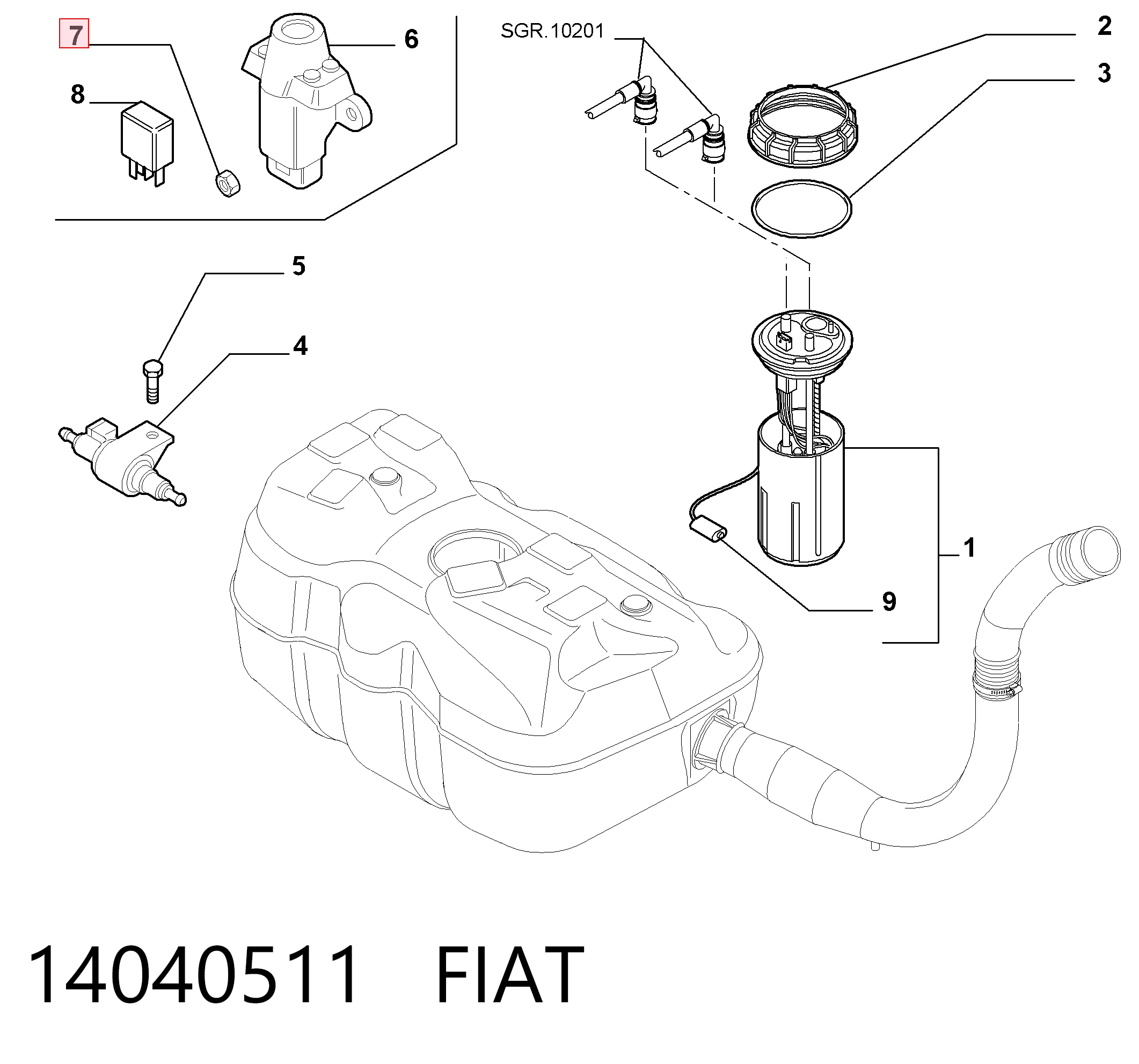 14040511 Fiat/Alfa/Lancia