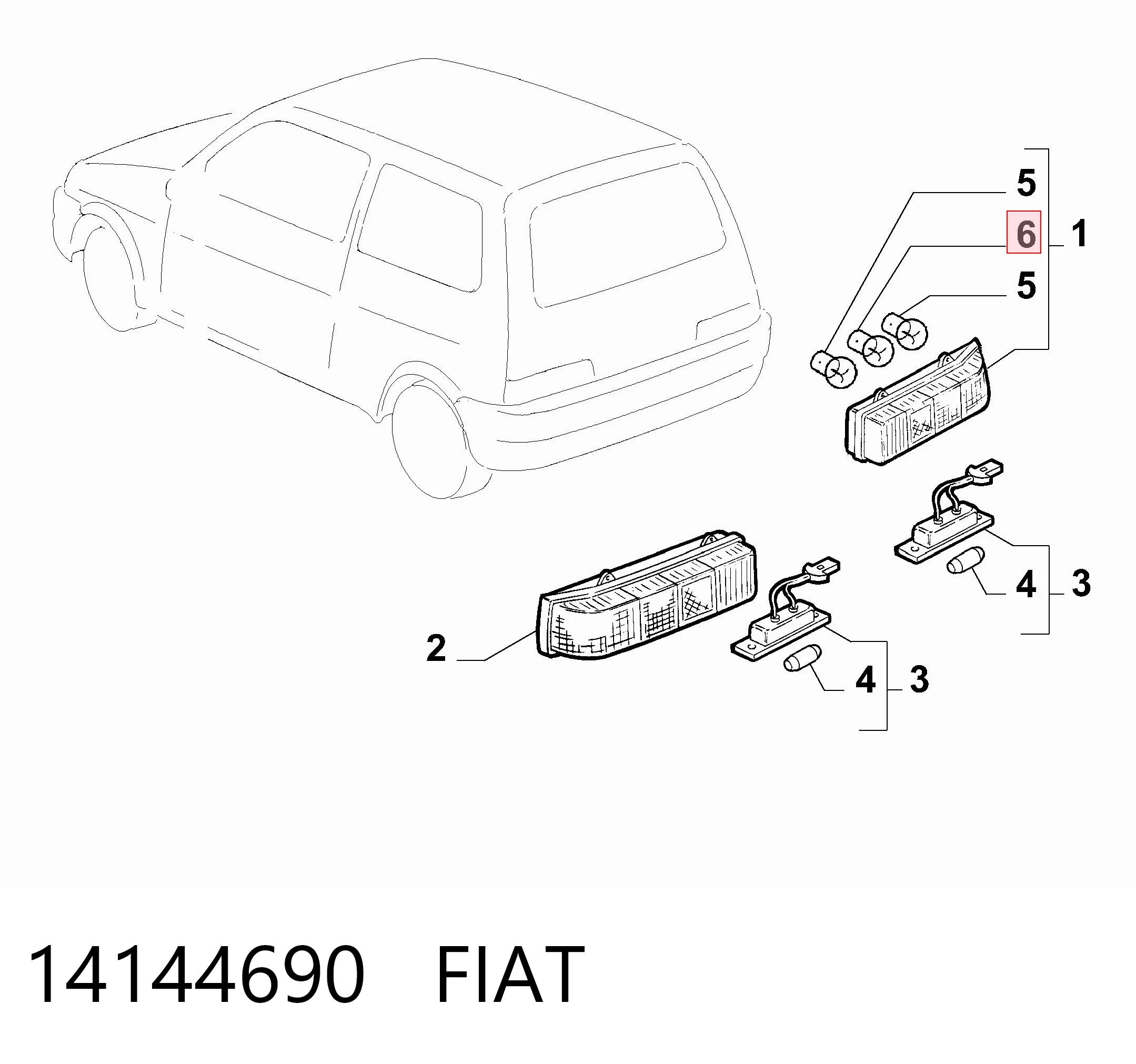 Лампа-фара, левая=правая DAF 325162 цена, от 0.63 USD