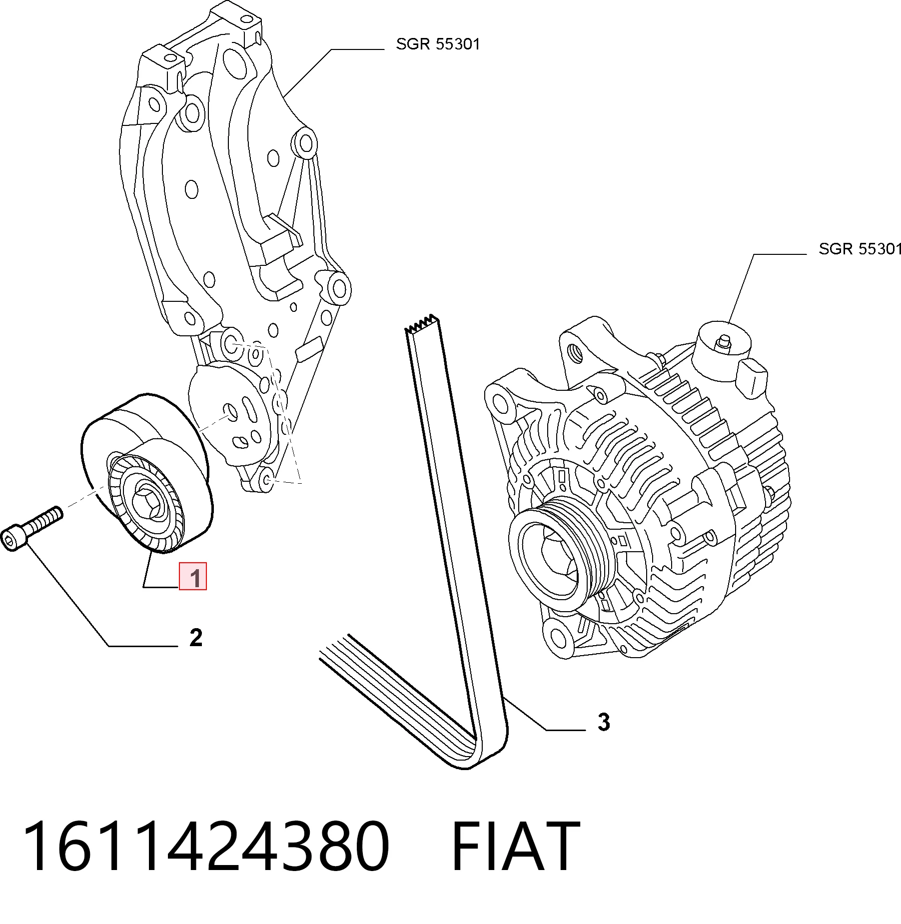 1611424380 Fiat/Alfa/Lancia
