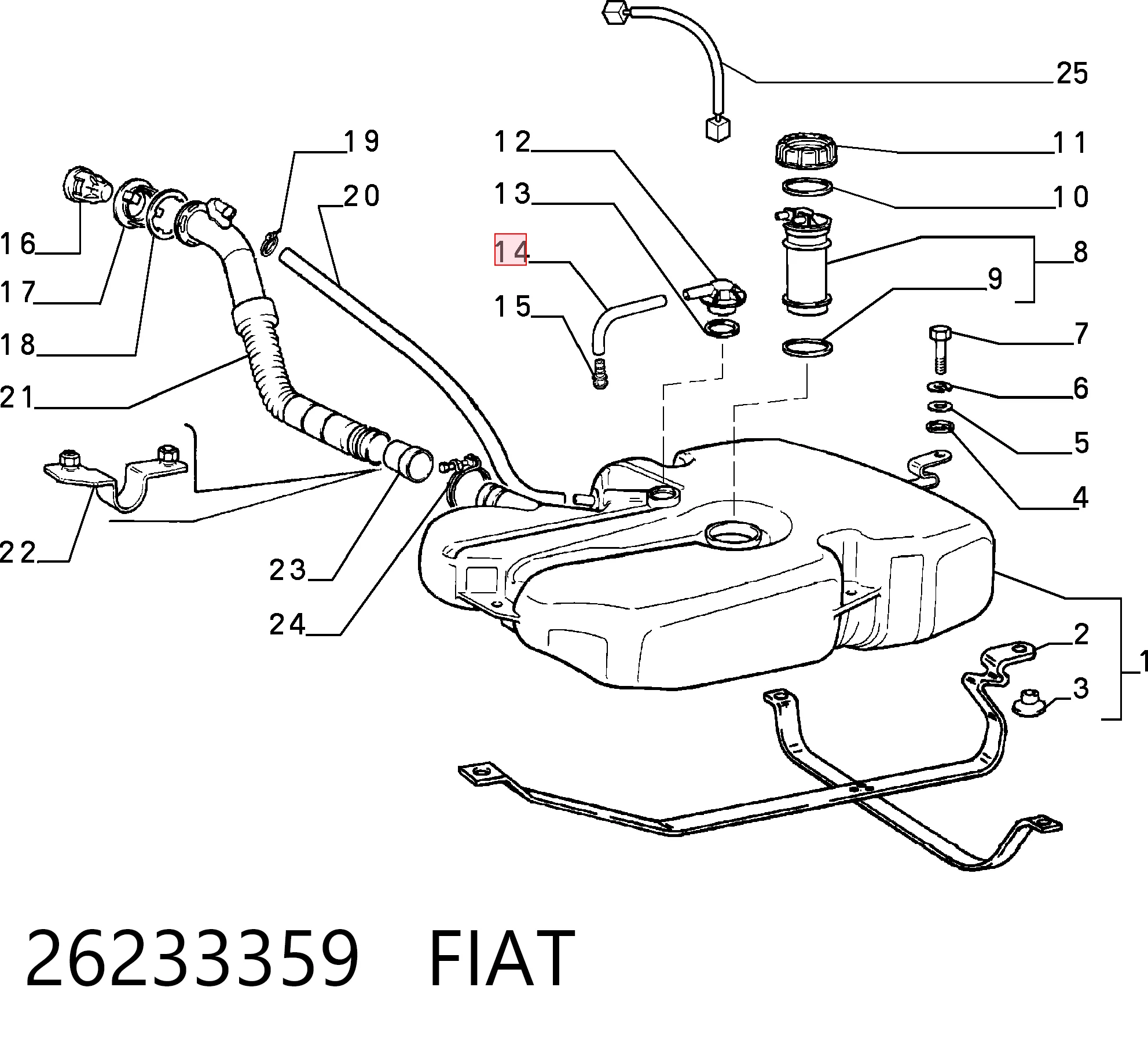 26233359 Fiat/Alfa/Lancia