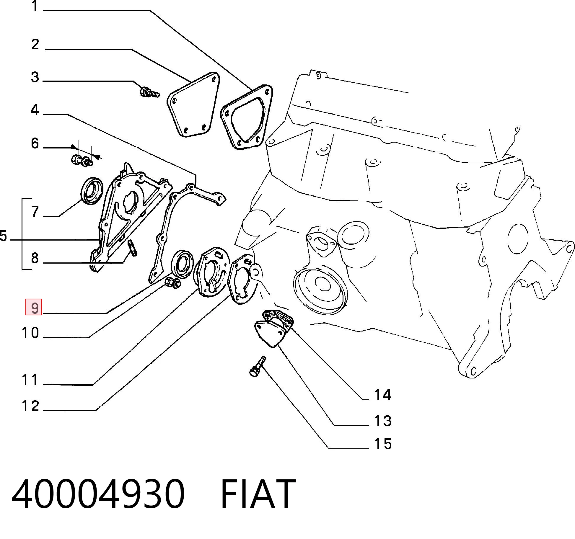Купить 080309 Peugeot/Citroen Сальник распредвала