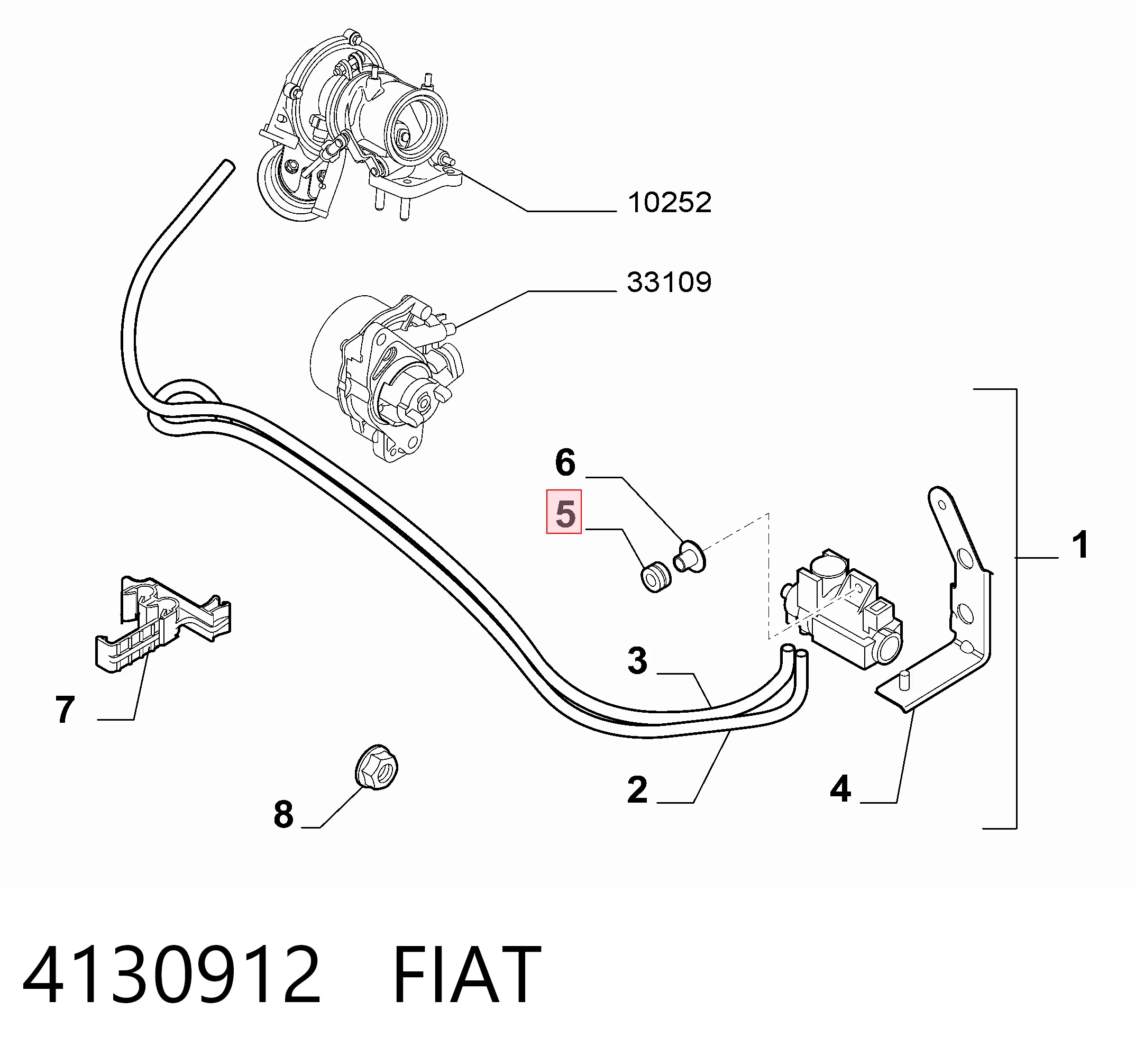 4130912 Fiat/Alfa/Lancia