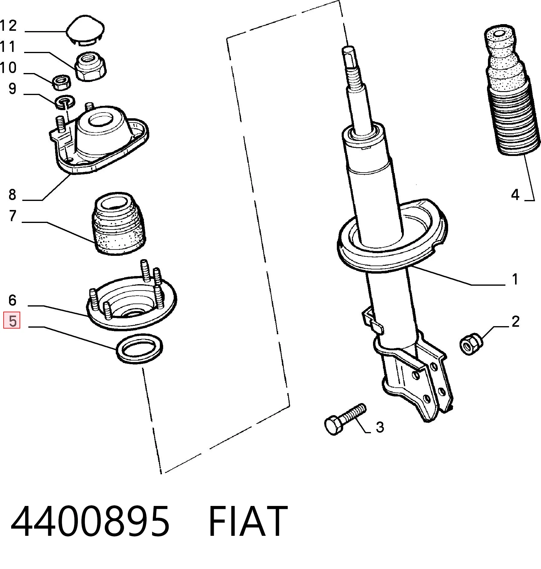 Опора стойки амортизатора переднего Hmpx FD318008 цена, от 9.64 USD