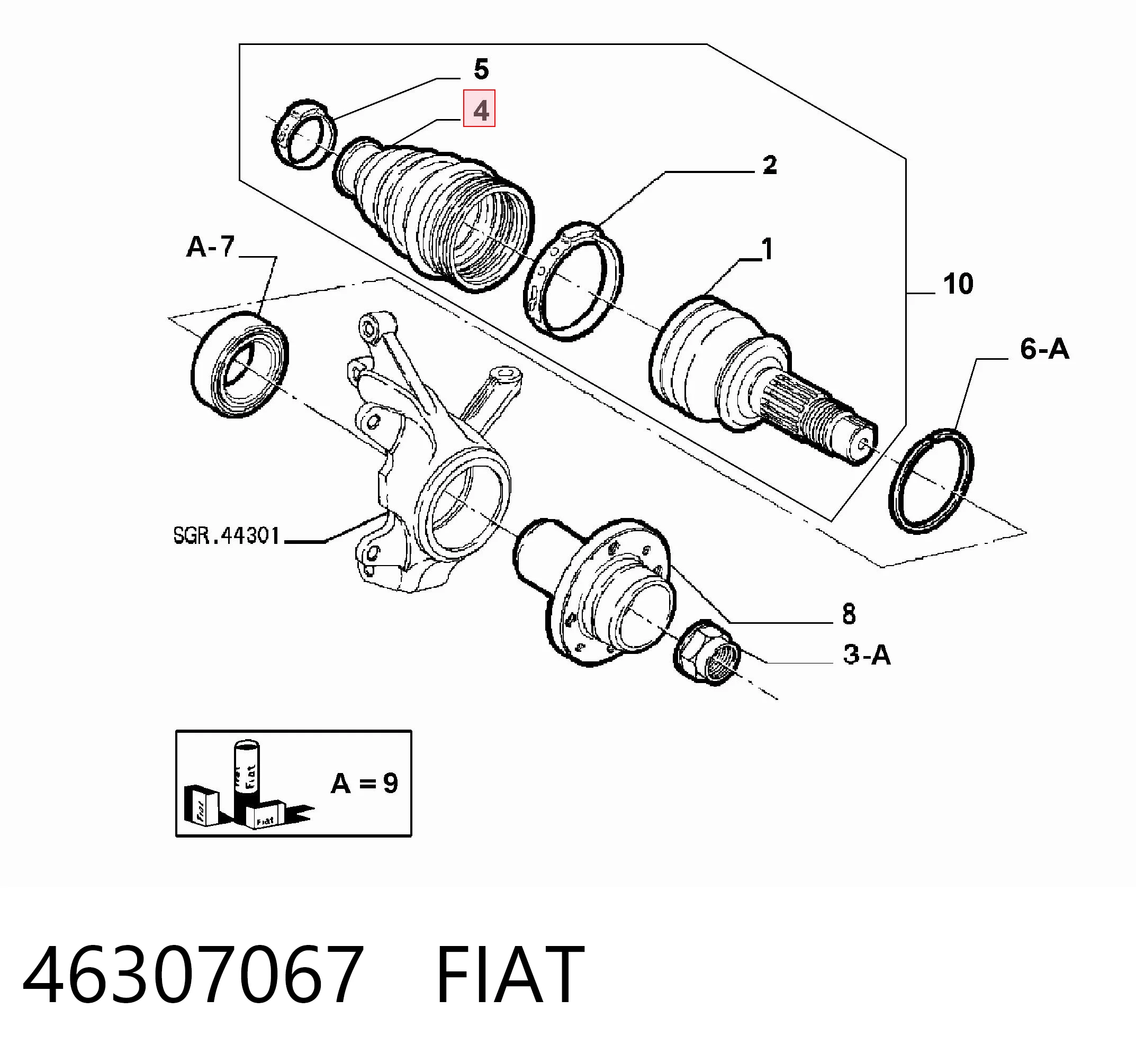 Чехол шруса GKN-Spidan 0020988 цена, от 3.92 USD