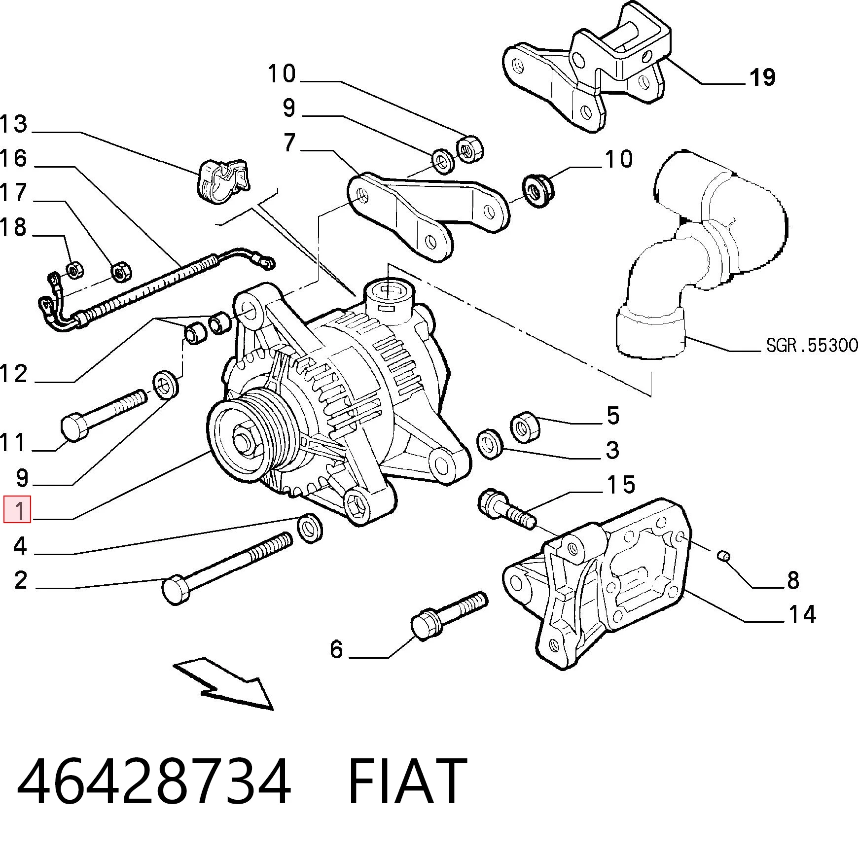 Автомобильный генератор Hart 526017 цена, от 107.30 USD