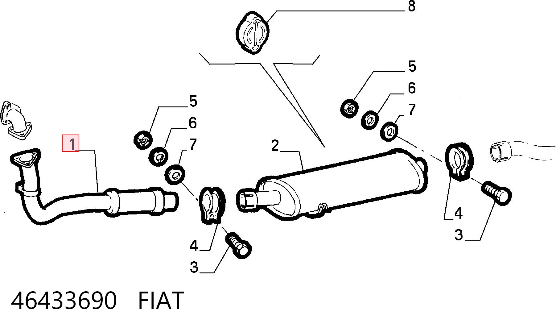 Купить Гофра Фиат Типо  160