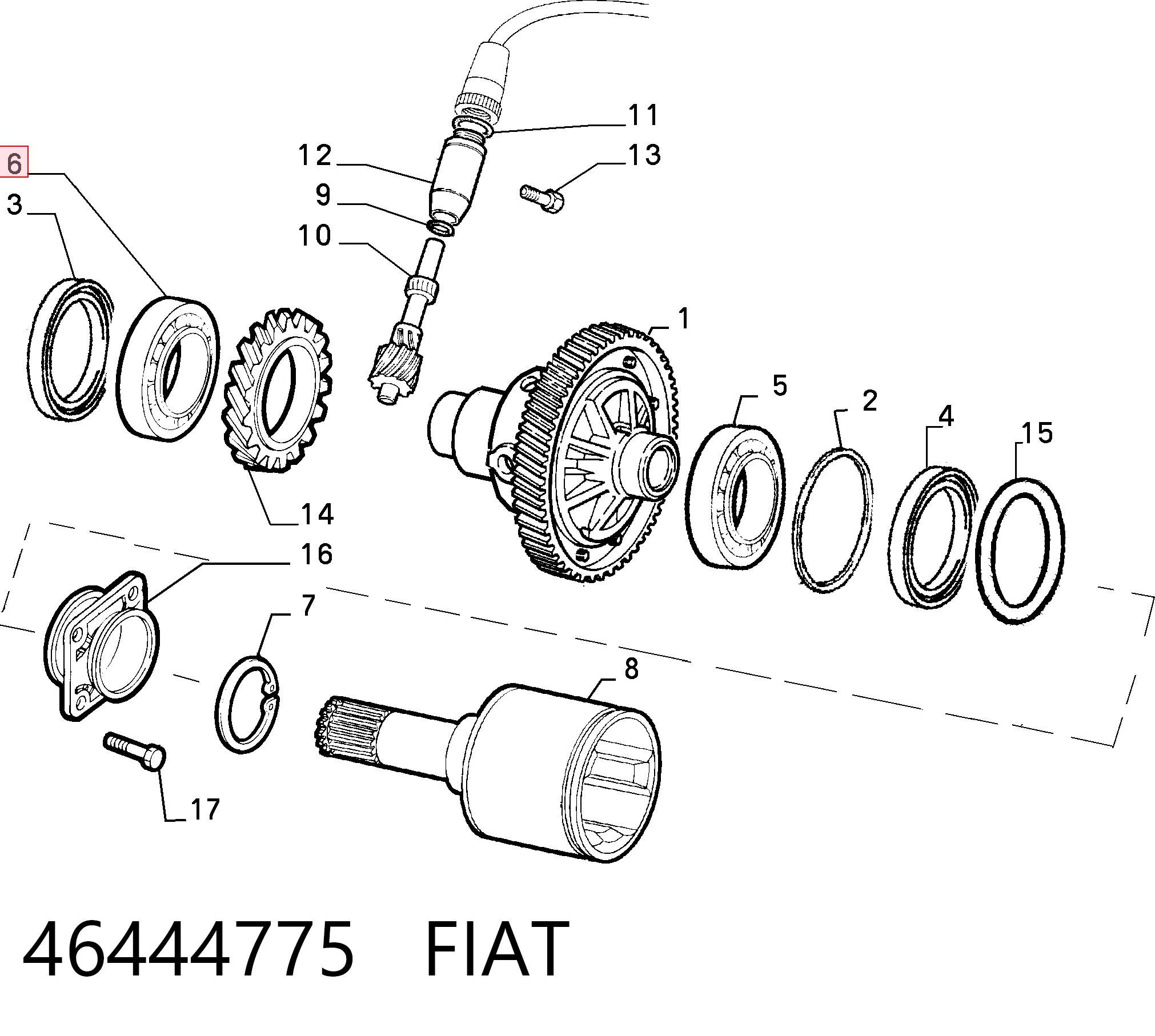 95531186 Peugeot/Citroen Подшипник дифференциала переднего моста