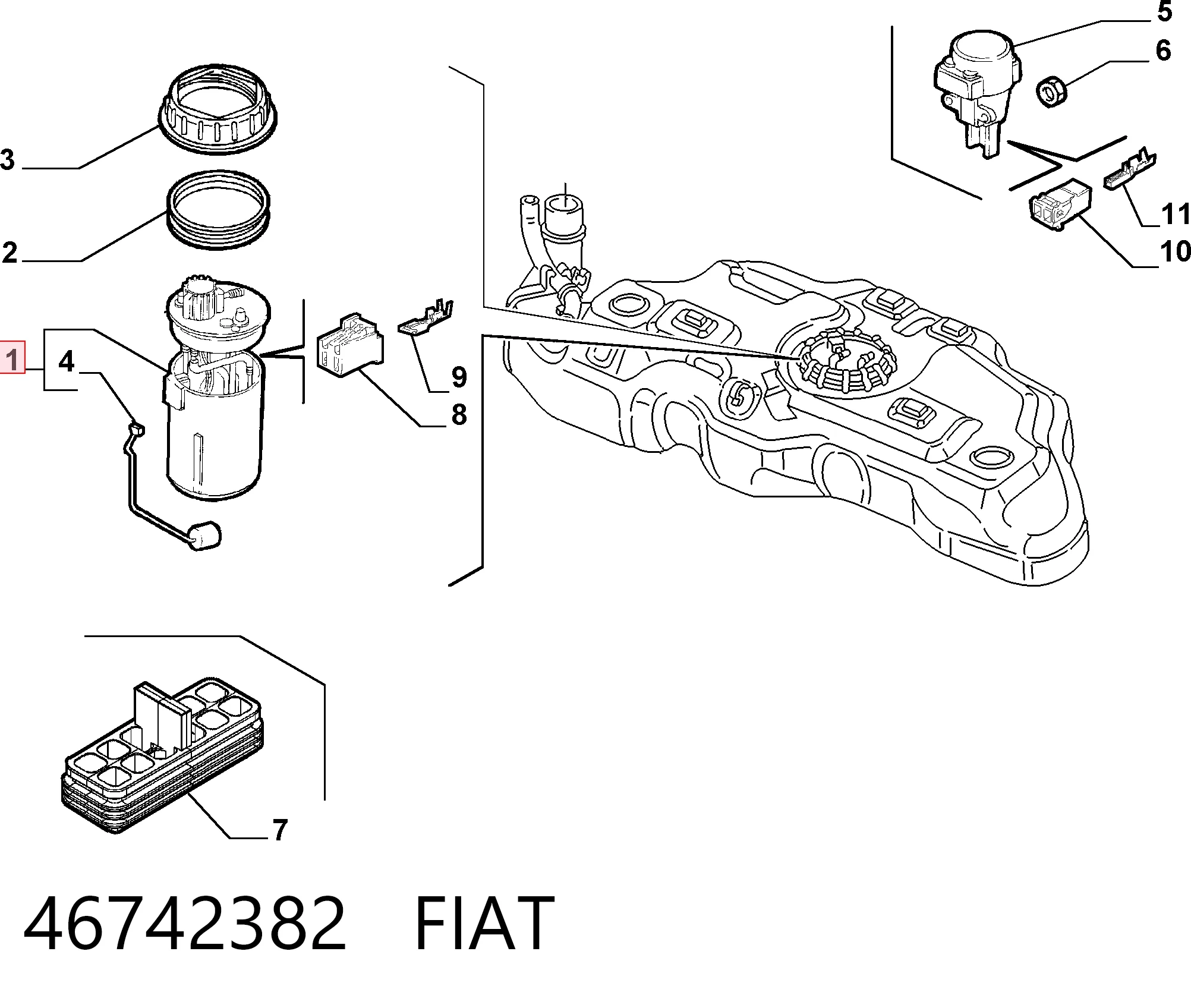Топливный насос Bosch 580303008
