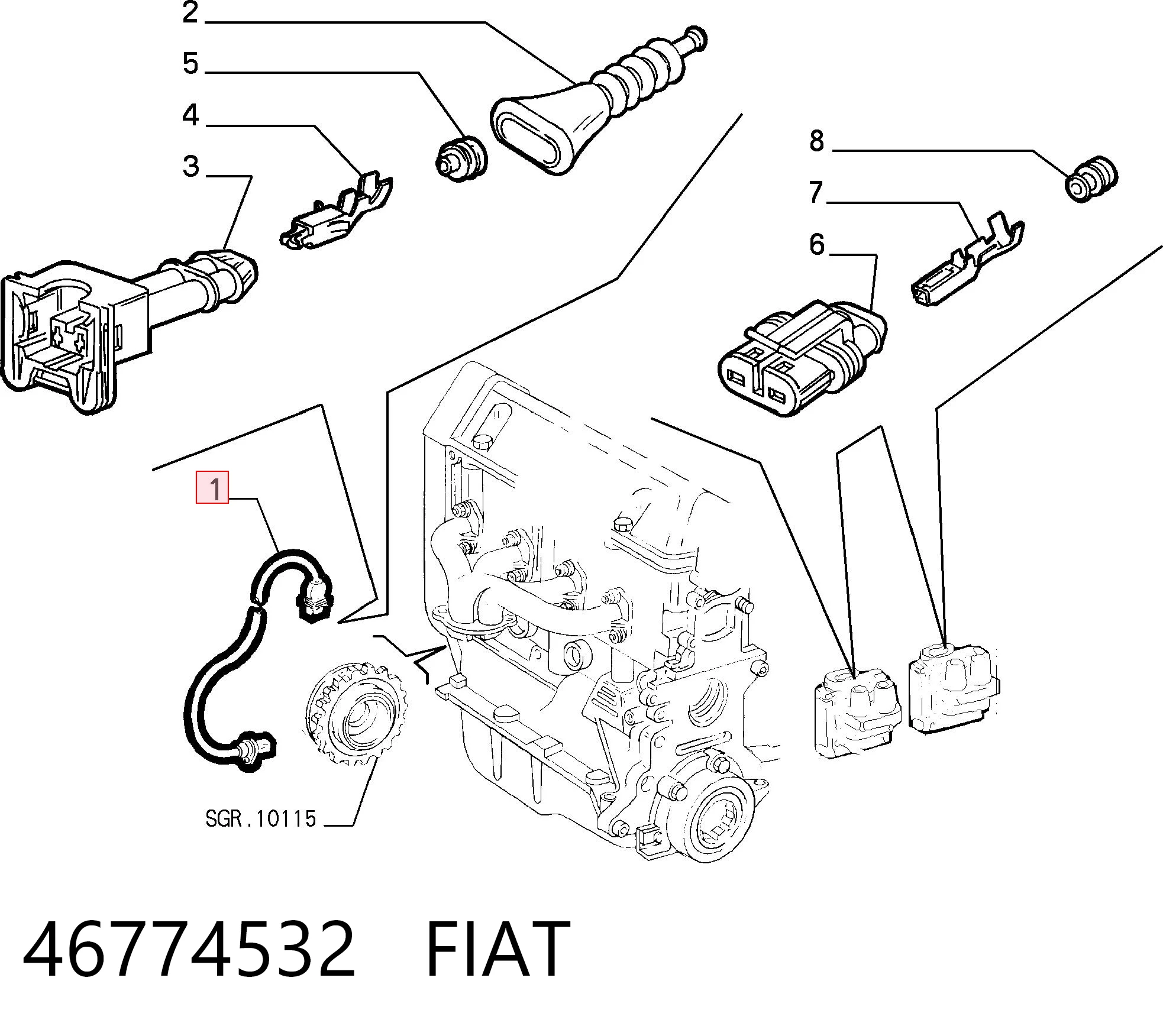 46774532 Fiat/Alfa/Lancia ДПКВ