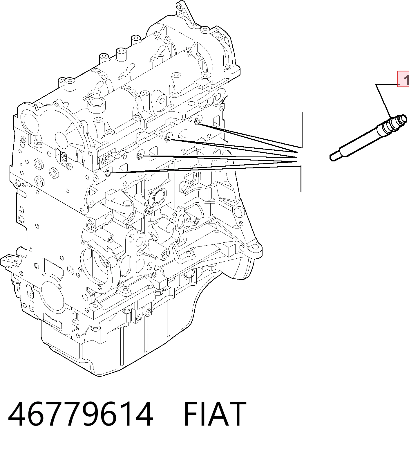 46779614 Fiat/Alfa/Lancia Свечи накаливания
