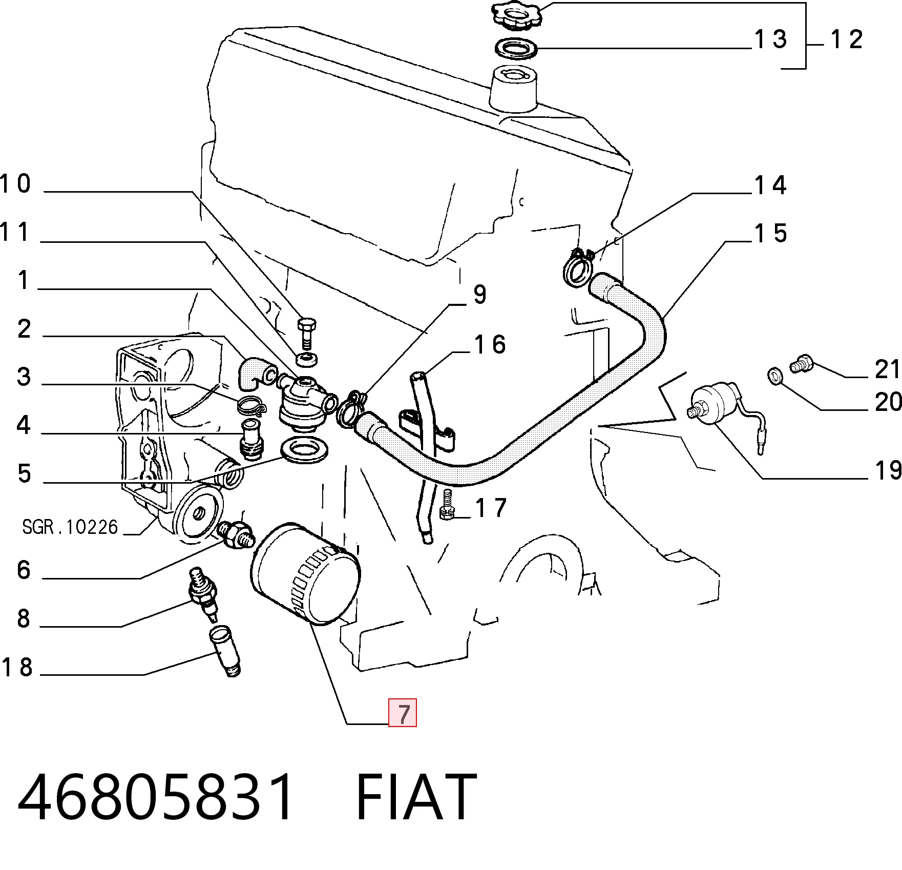 Фильтр очистки масла центробежный VAG 5000860 цена, от 5.82 USD