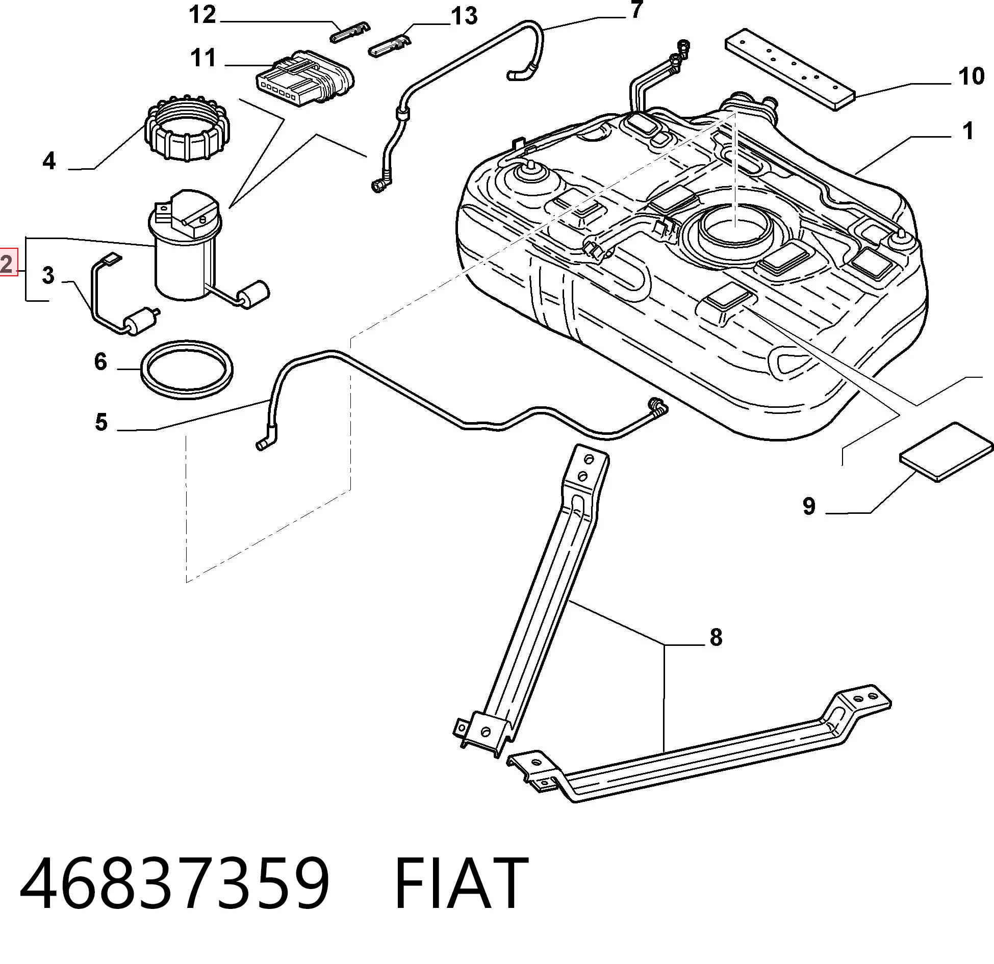 Топливный насос Magneti Marelli GA2260