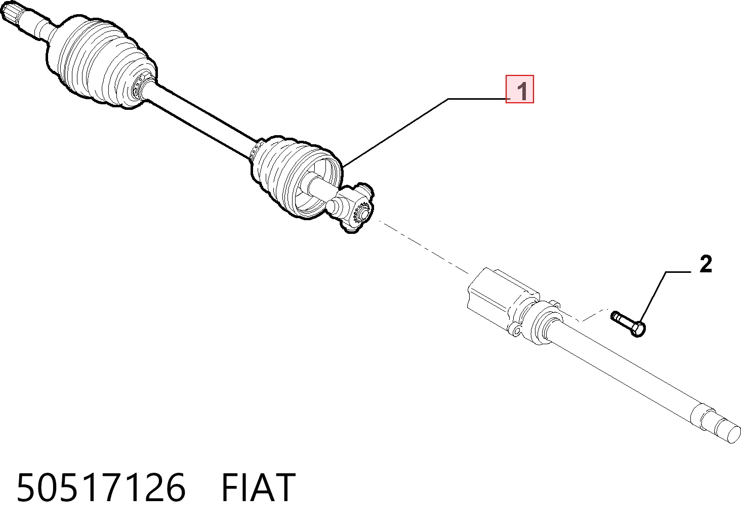 Правая полуось BB3941 Posterparts