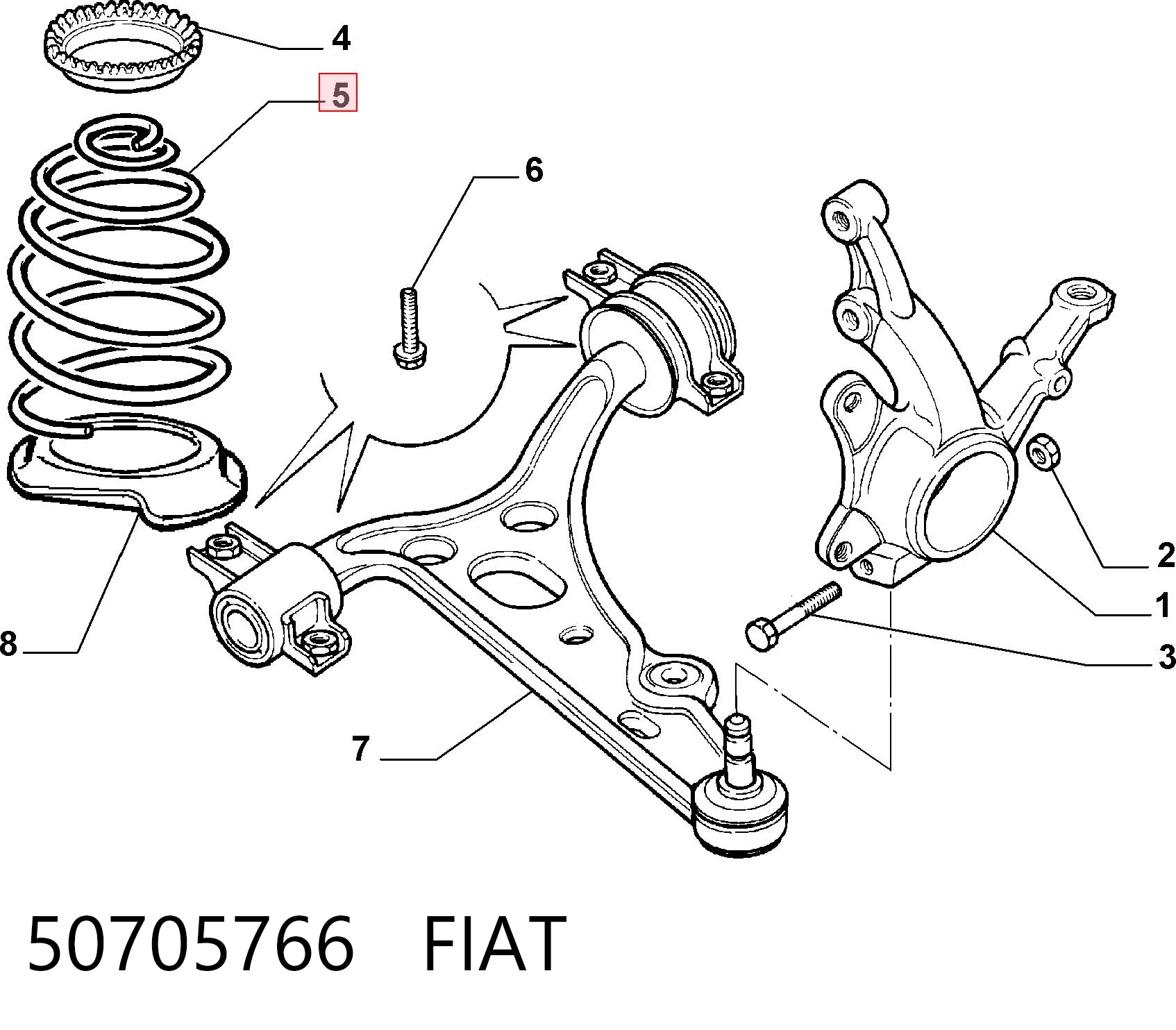 Купить 5463028431 Hyundai/Kia Винтовая пружина подвеска