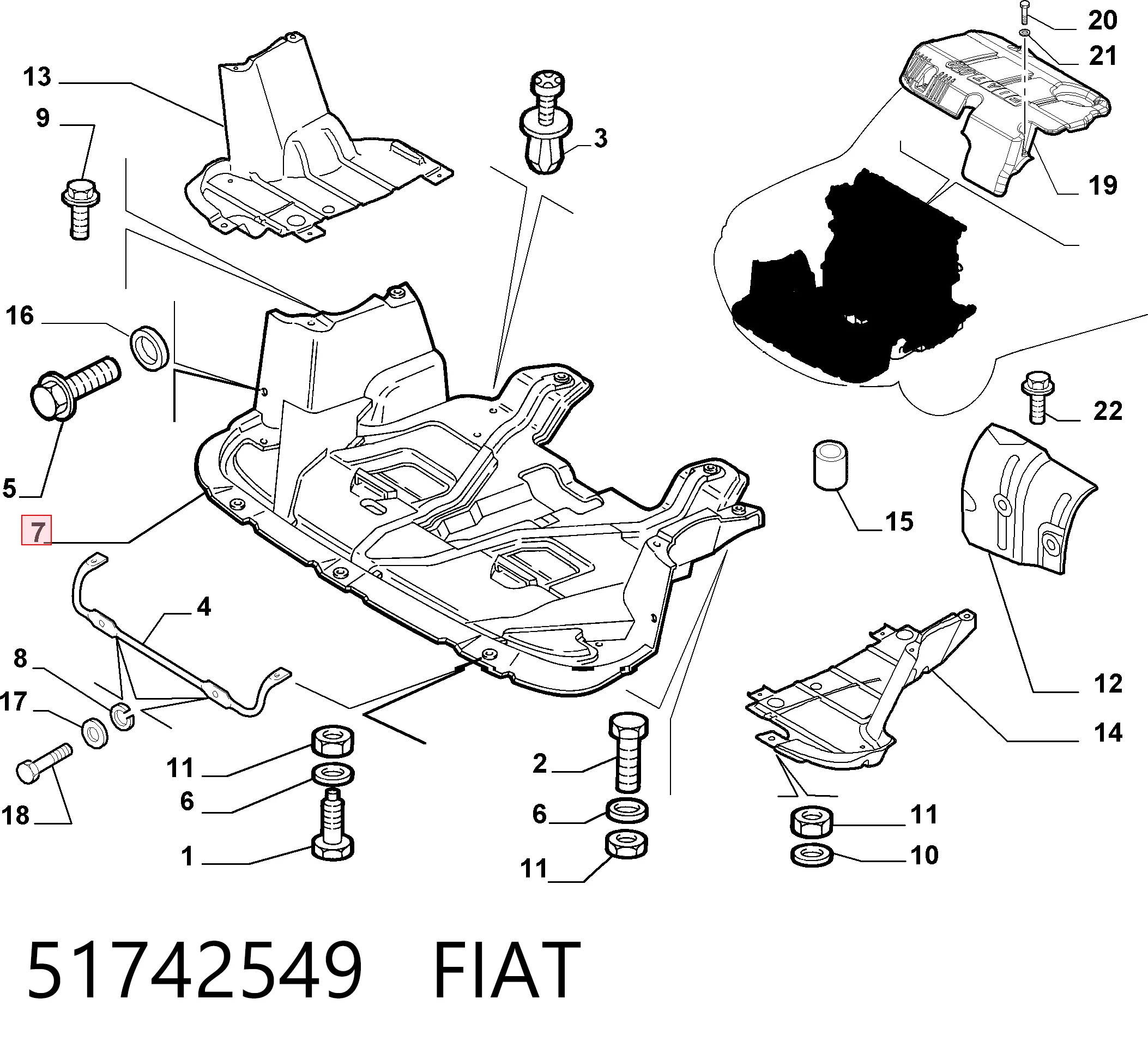 Купить CVR98116 Magneti Marelli Щит предохранительный