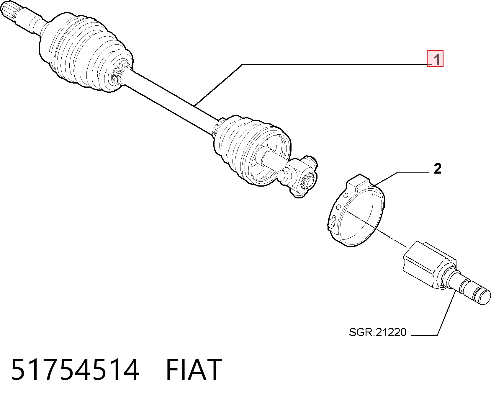 492341 Maxgear Полуось передняя левая