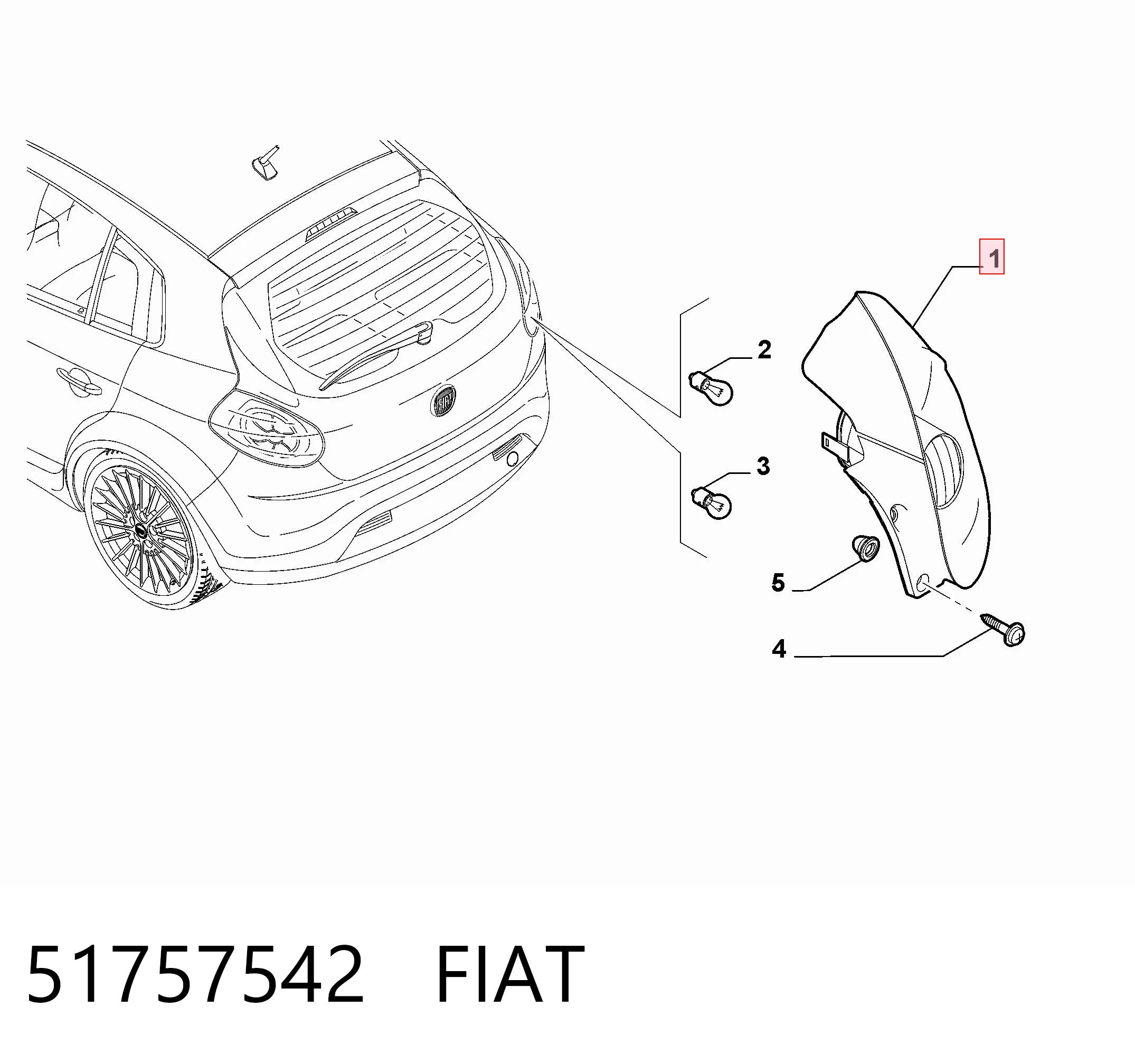 Фонари задние на Fiat Bravo II 198