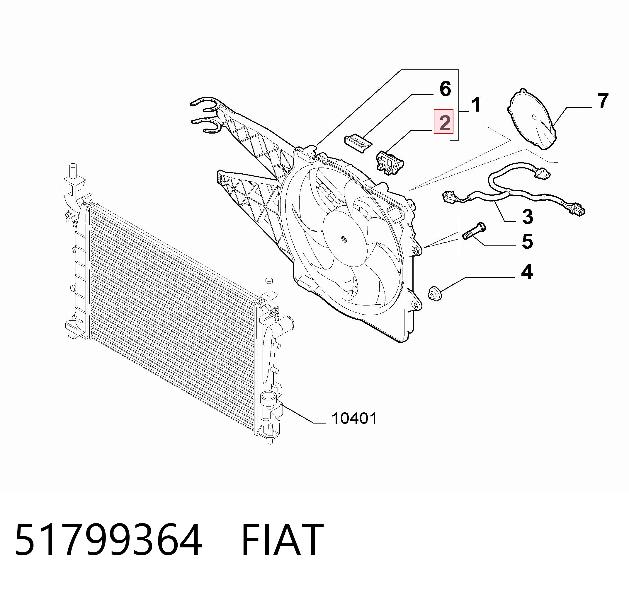 51799364 Fiat/Alfa/Lancia Реле печки