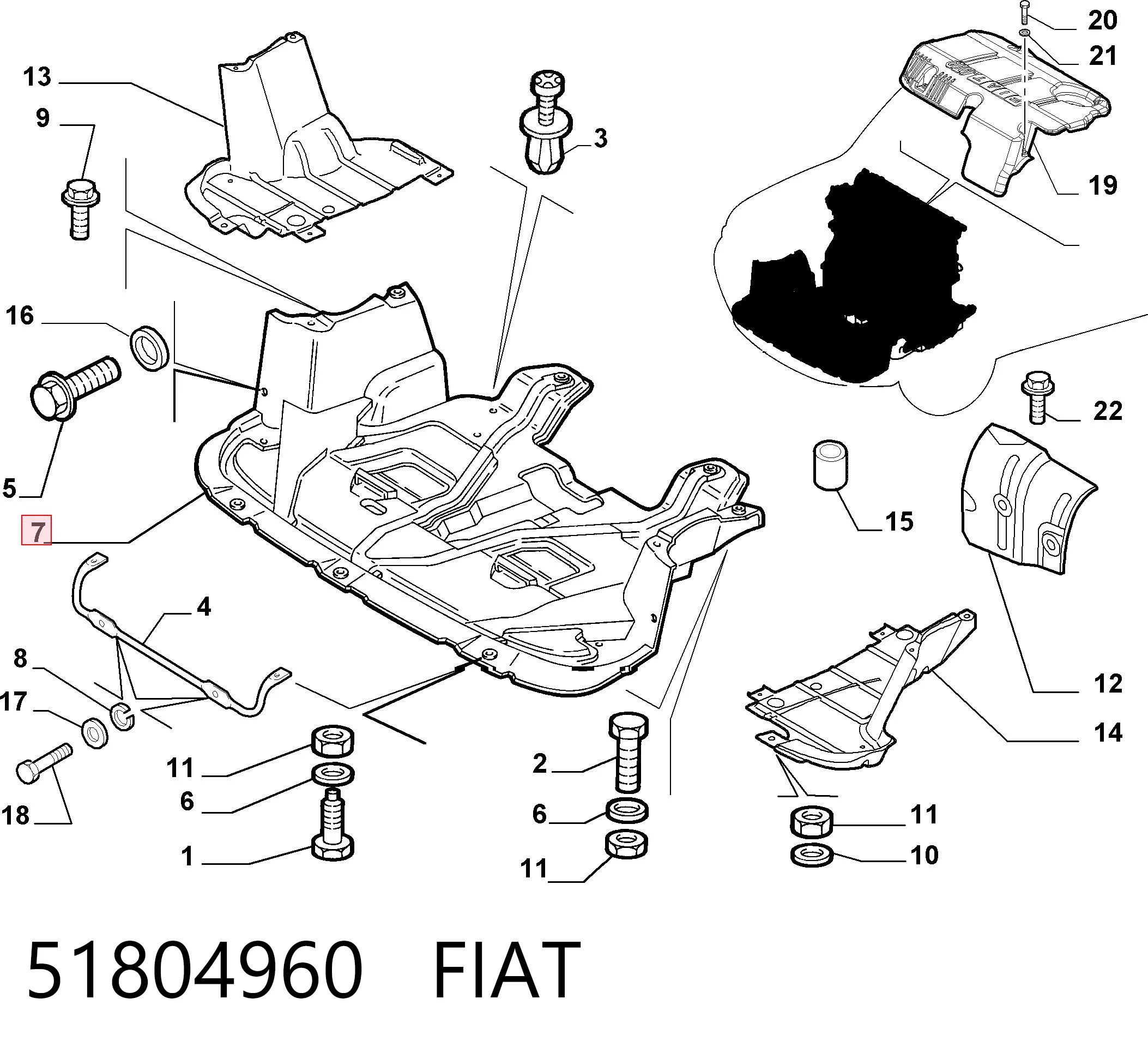 CVR98116 Magneti Marelli Защита картера двигателя