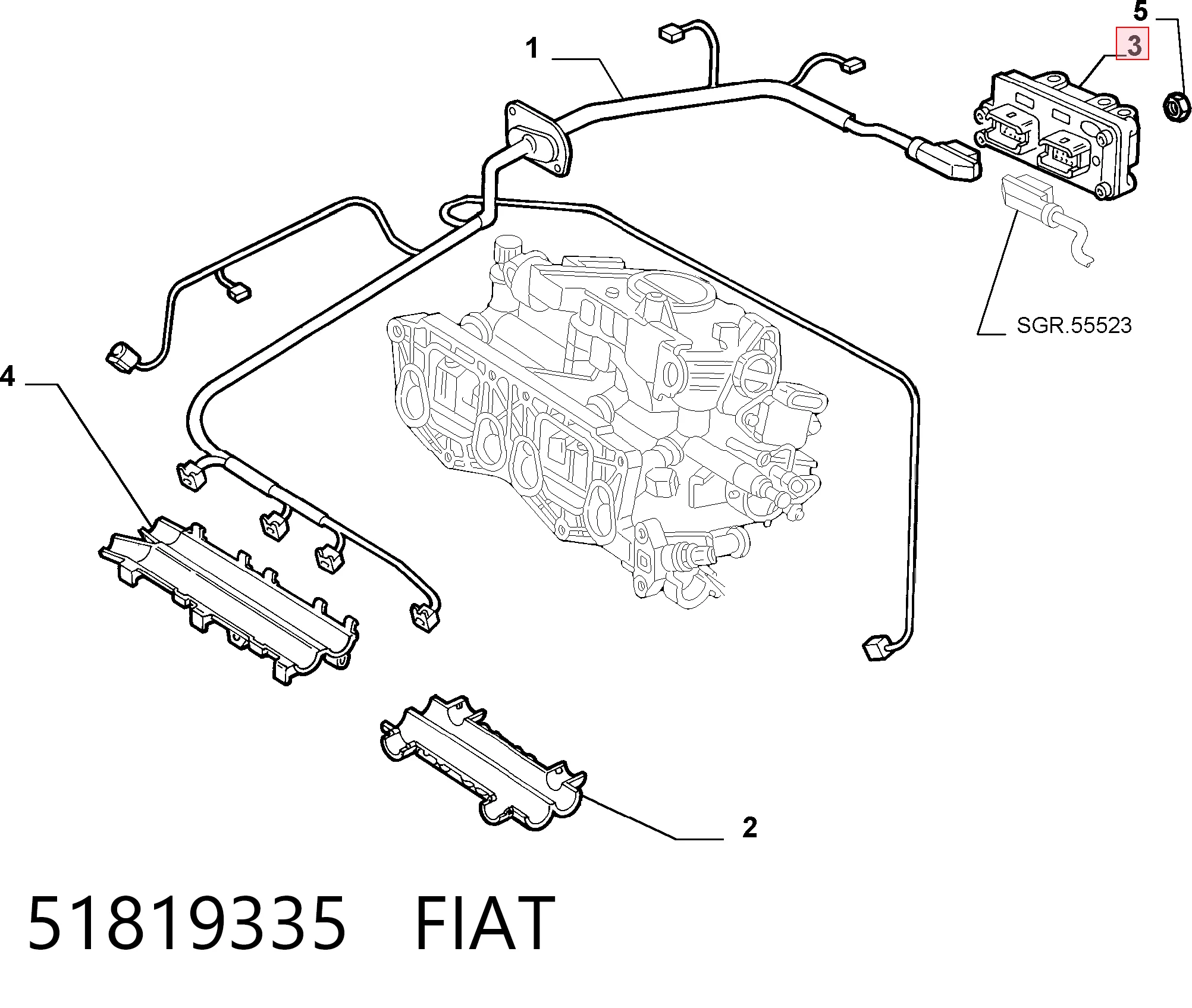 ЭБУ двигателем Fiat Punto II хэтчбек (188) (1999 - 2012) цена, от 147.96 USD