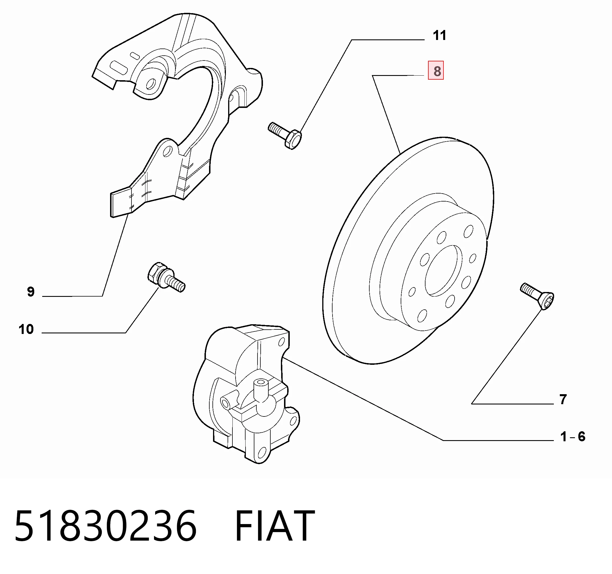 51830236 Fiat/Alfa/Lancia