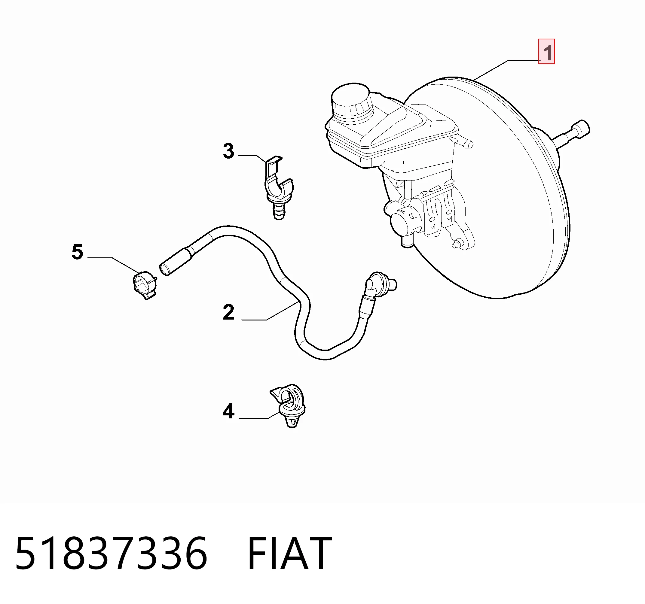 Купить 51786111 Peugeot/Citroen Главный тормозной цилиндр
