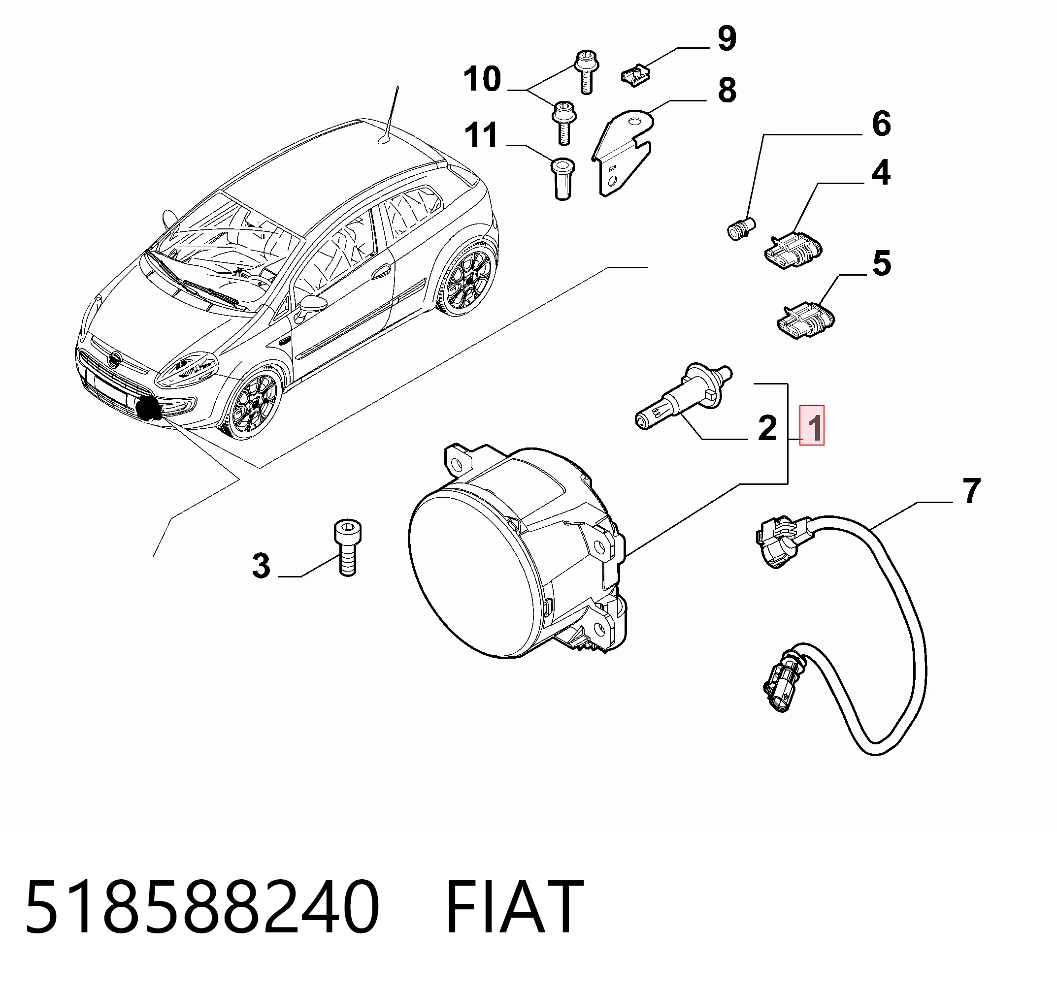 Купить LAC360 Magneti Marelli Туманки
