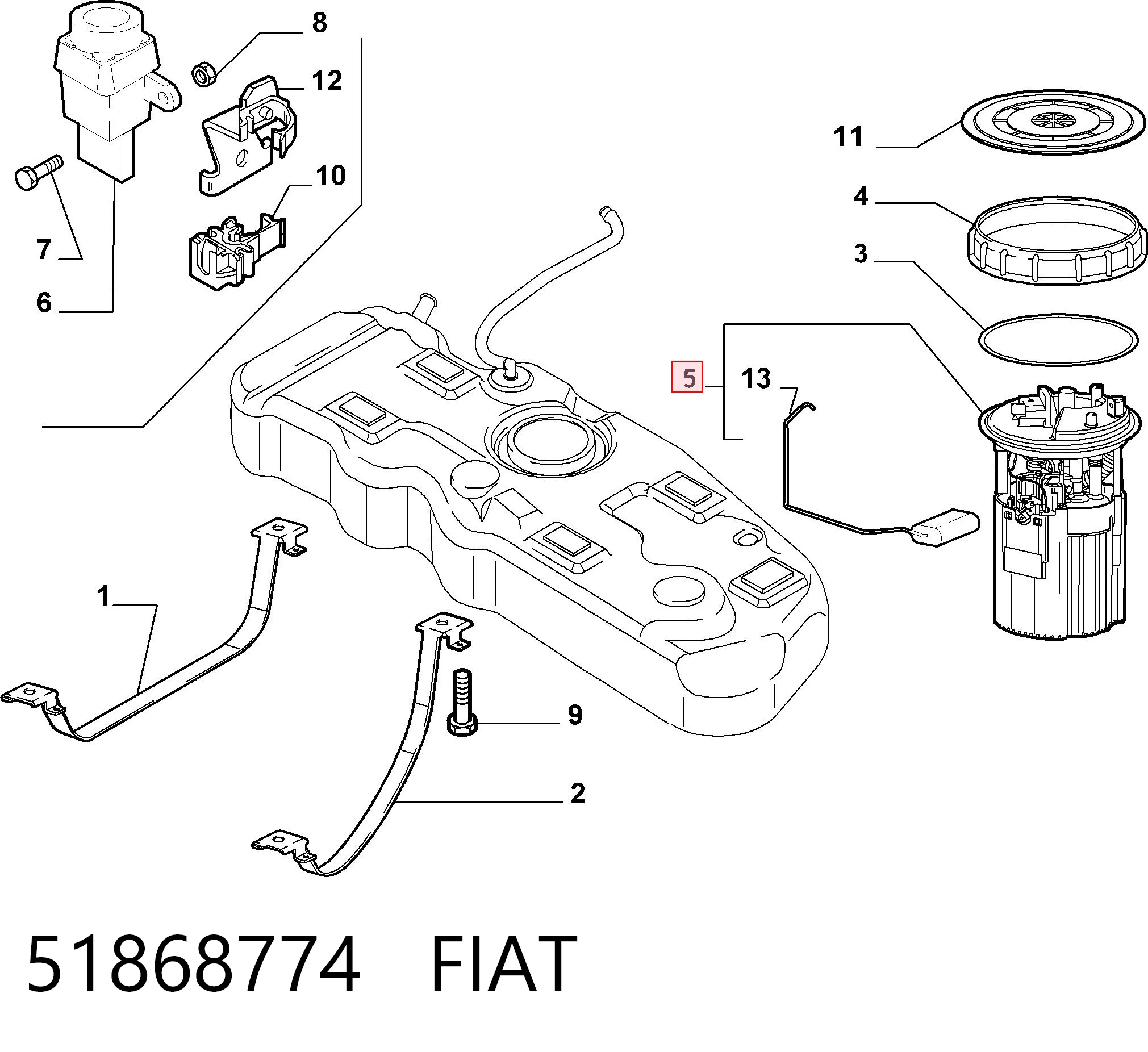 Модуль бензонасоса Magneti Marelli MAM00138M цена, от 111.43 USD