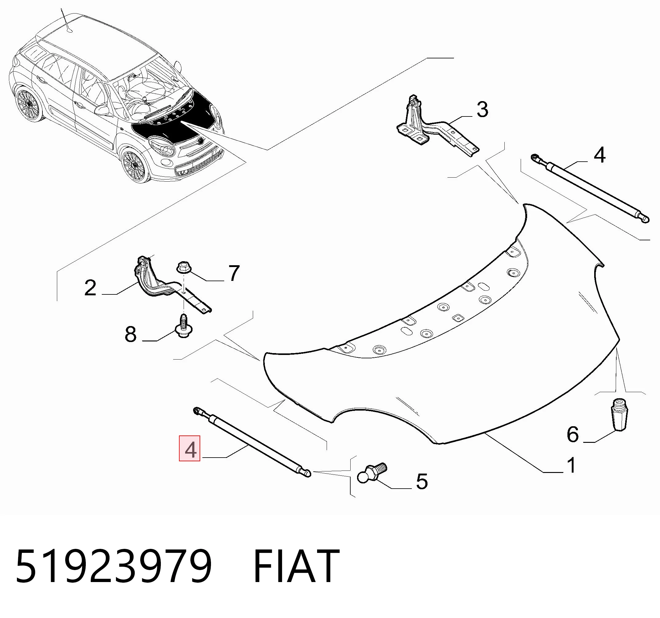 Амортизатор капота газовый Magneti Marelli 430719111000 цена, от 15.41 USD