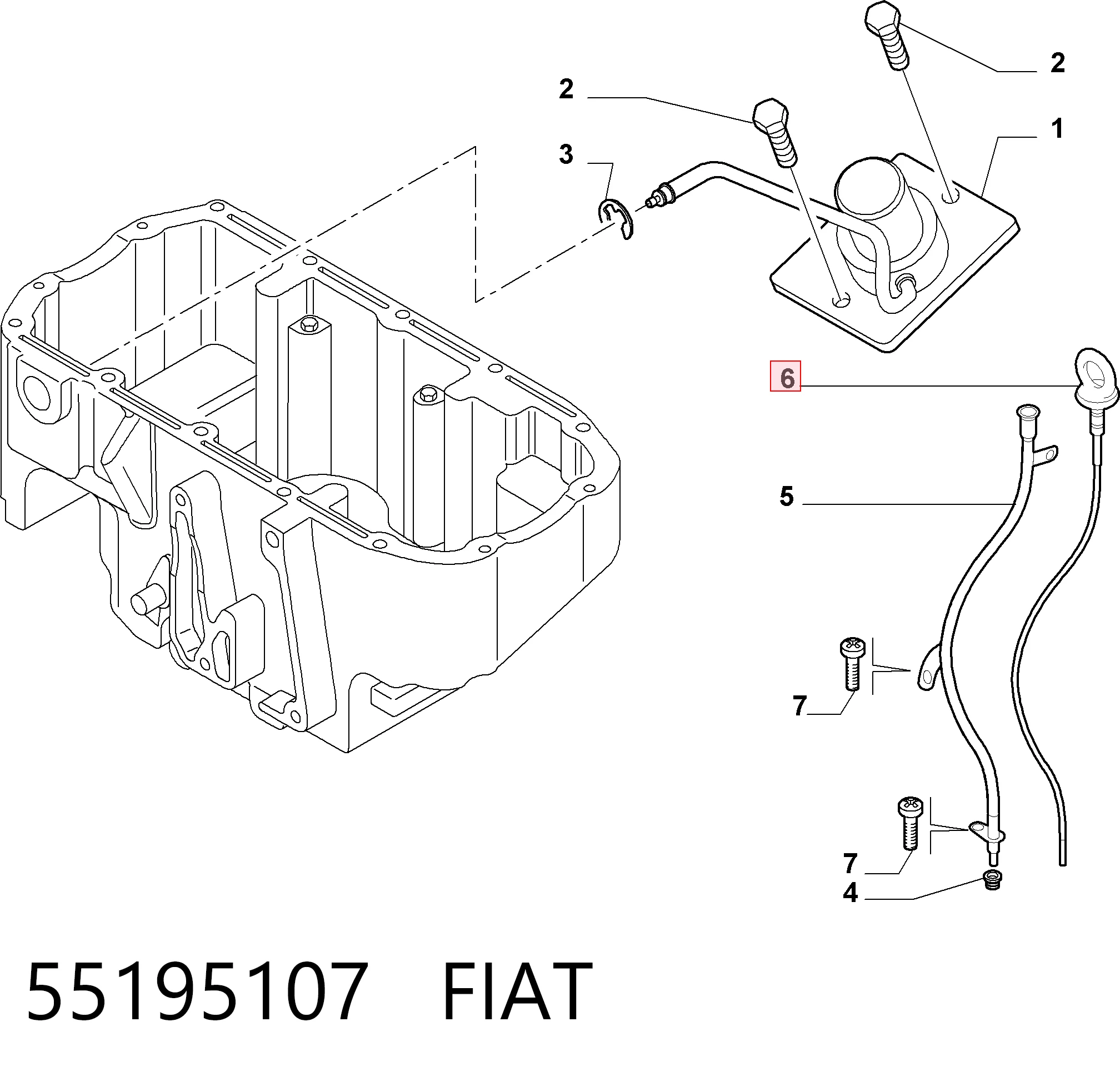 Индикатор уровня масла Fiat Punto GRAND хэтчбек (199) (2005 - 2018) цена, от 2.67 USD