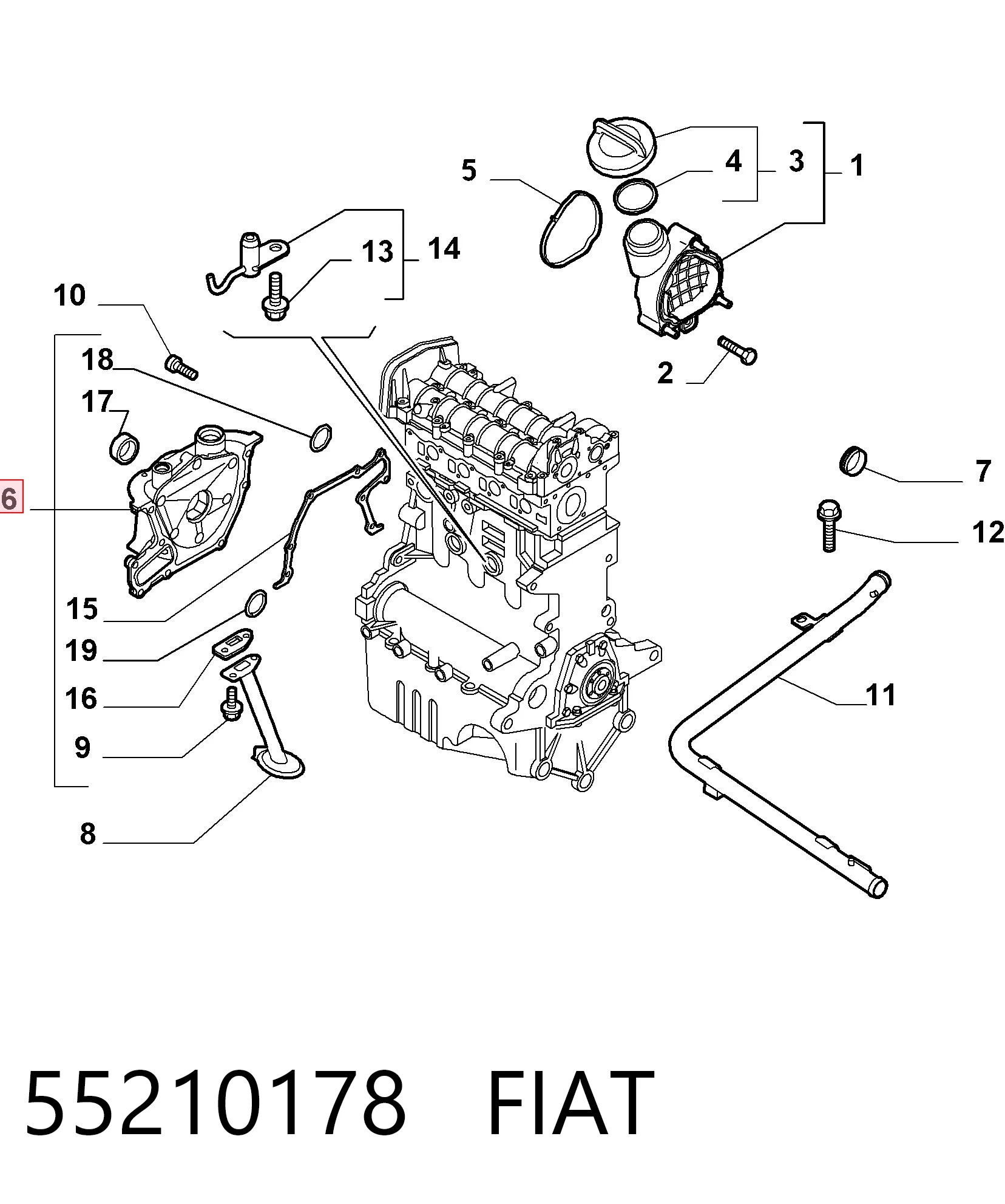 Масляный насос двигателя на Fiat Ducato III 250