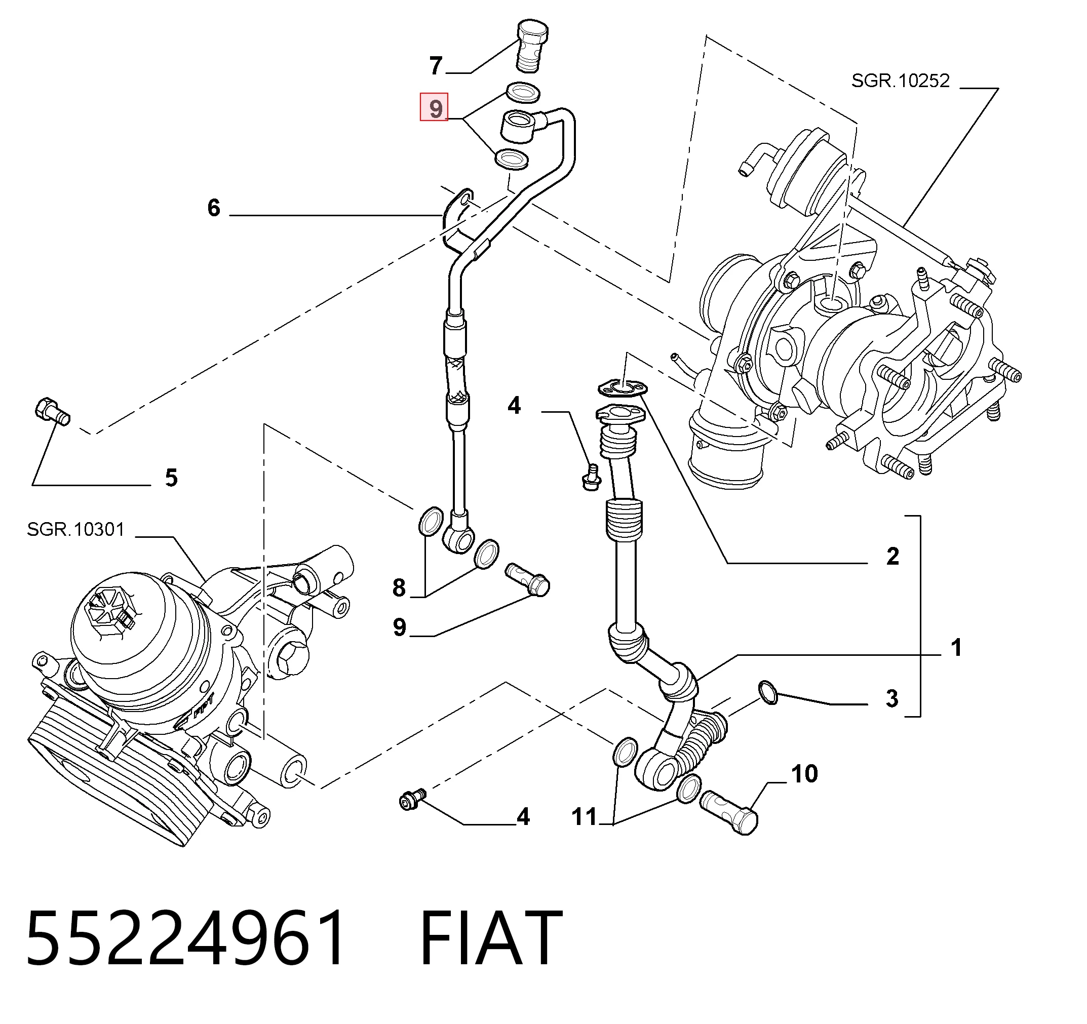 Кольцо форсунки N0138514 Bentley