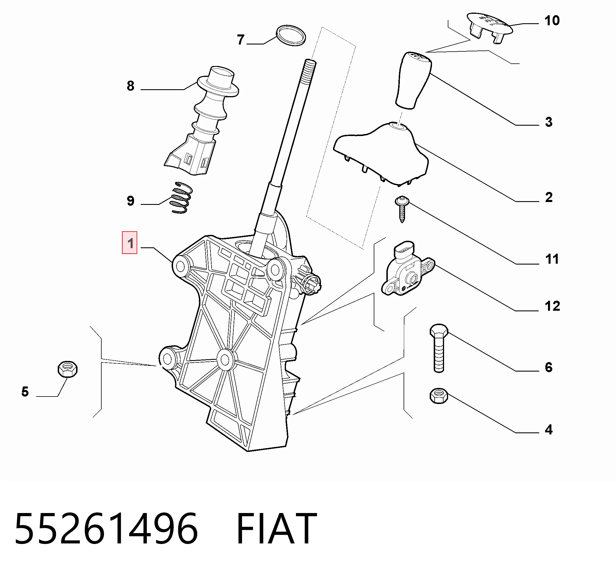 Механизм переключения передач DF FI94983 цена, от 75.70 USD